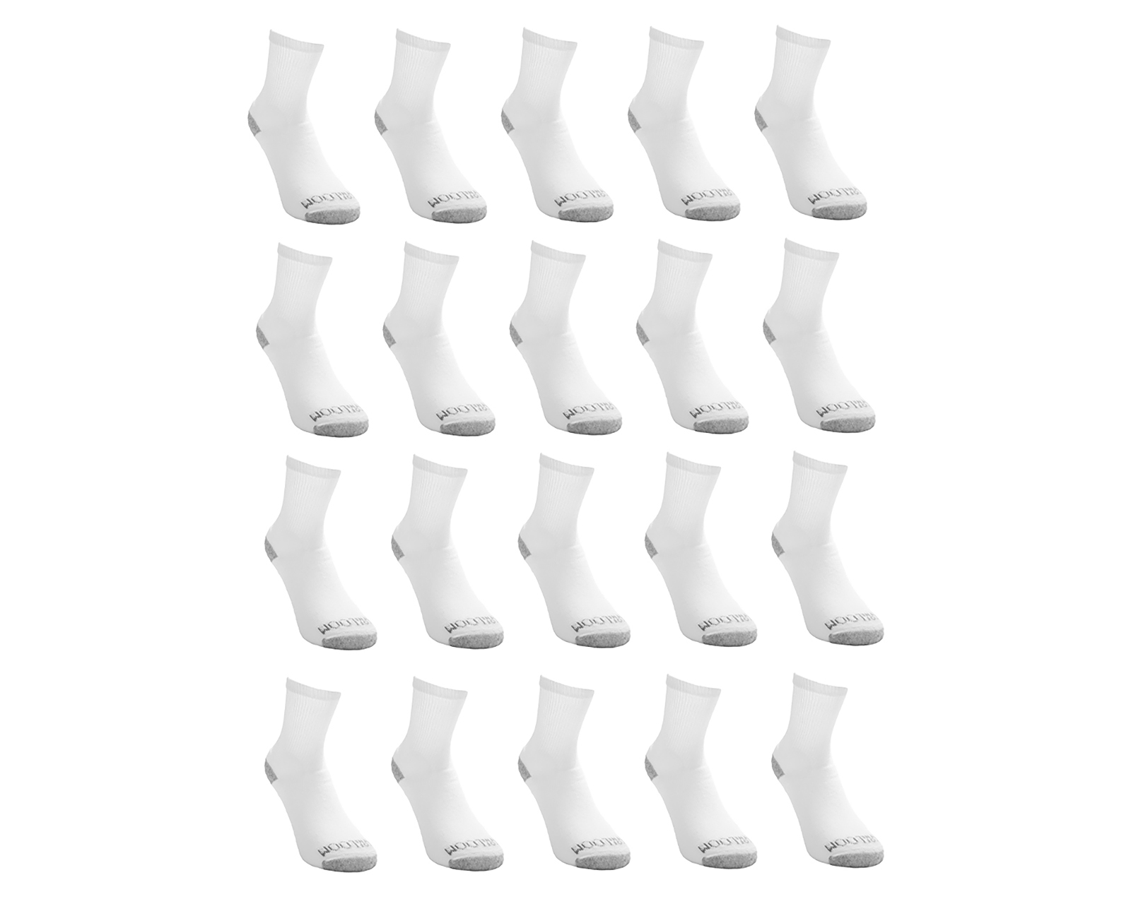 Foto 2 pulgar | Foto 1 | Calcetas Tobilleras Deportivas Fruit of the Loom para Niño 20 Pares