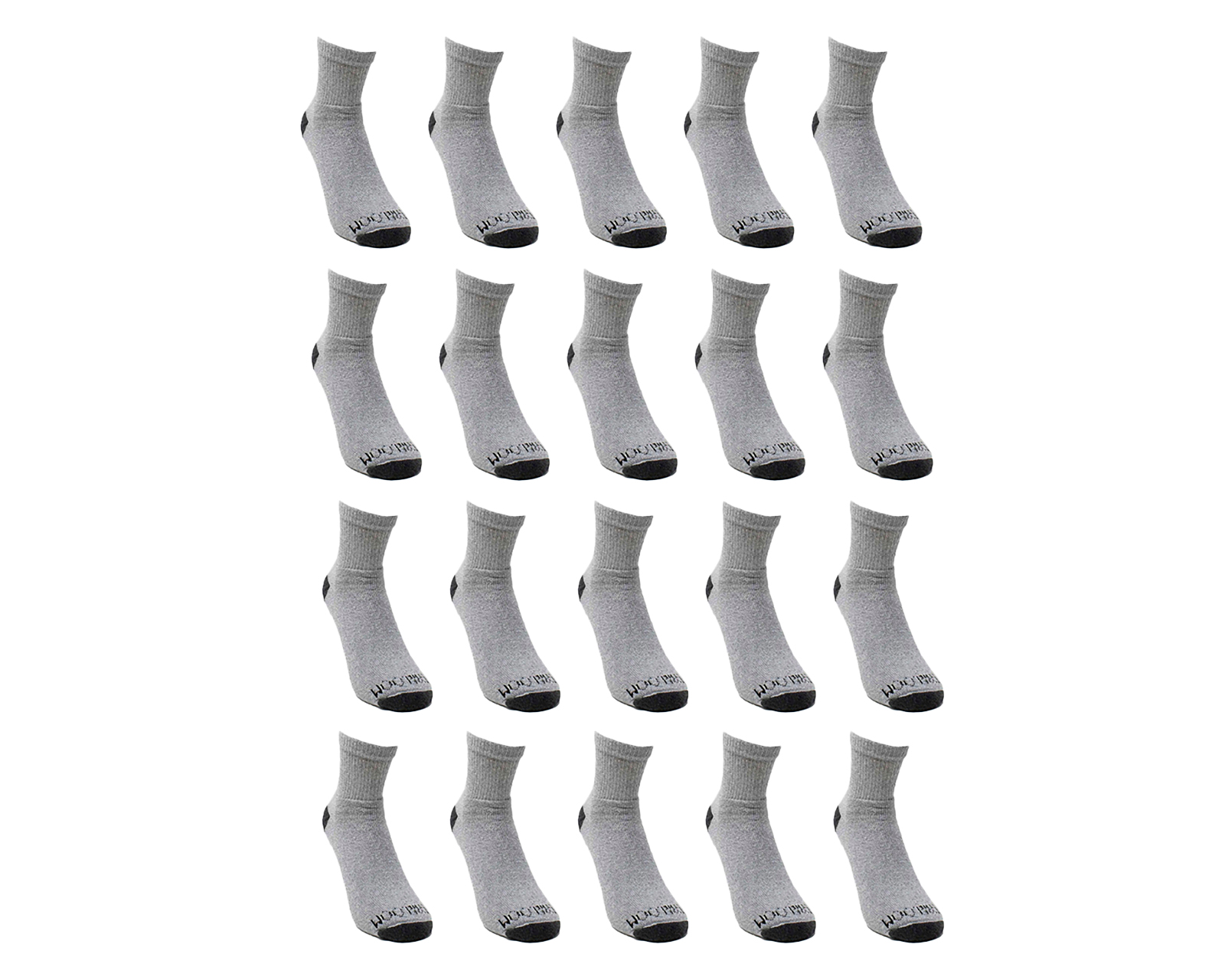 Foto 2 pulgar | Foto 1 | Calcetas Tobilleras Deportivas Fruit of the Loom para Niño 20 Pares