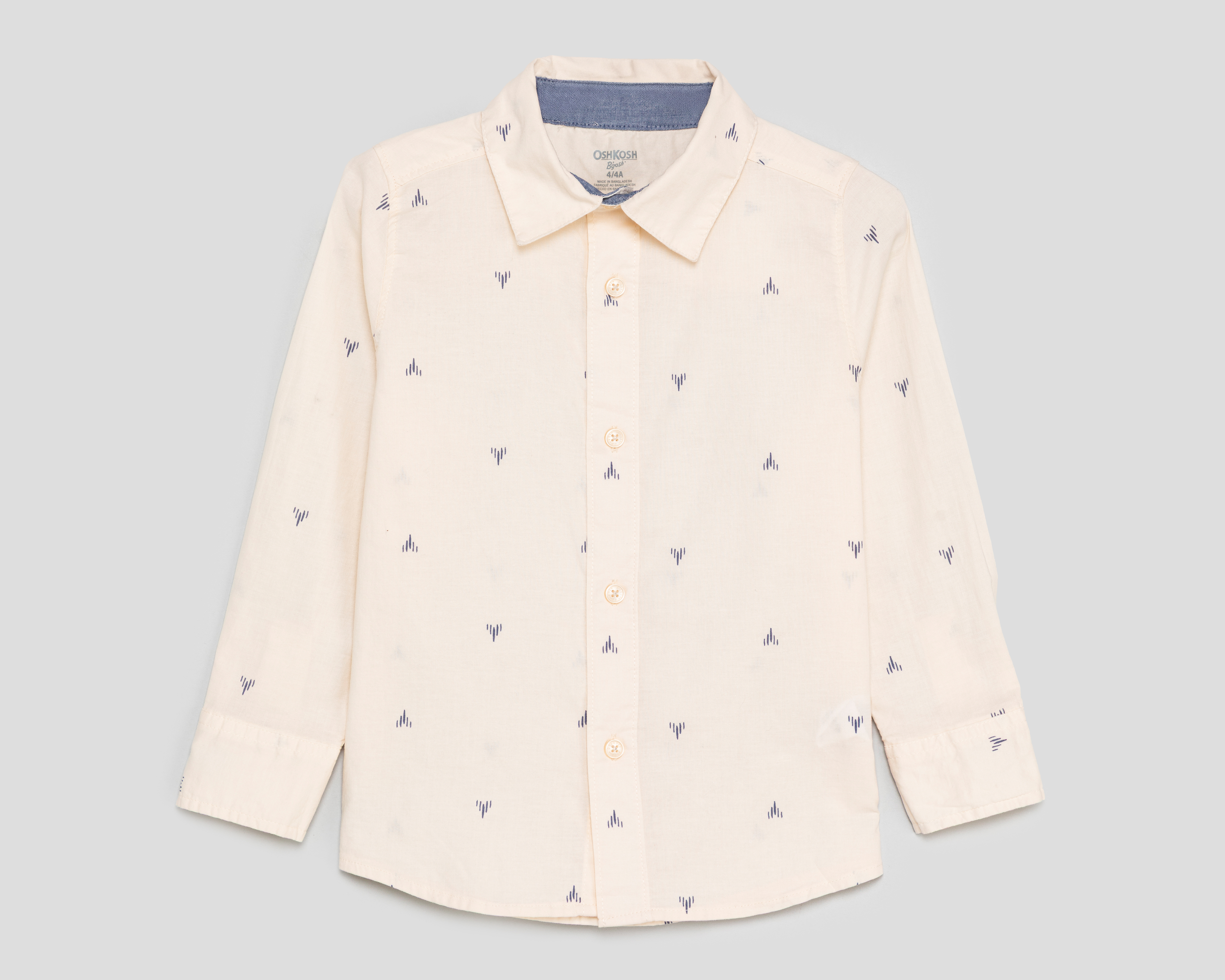 Camisa de Cuello Americano Marfil Oshkosh B'gosh para Niño