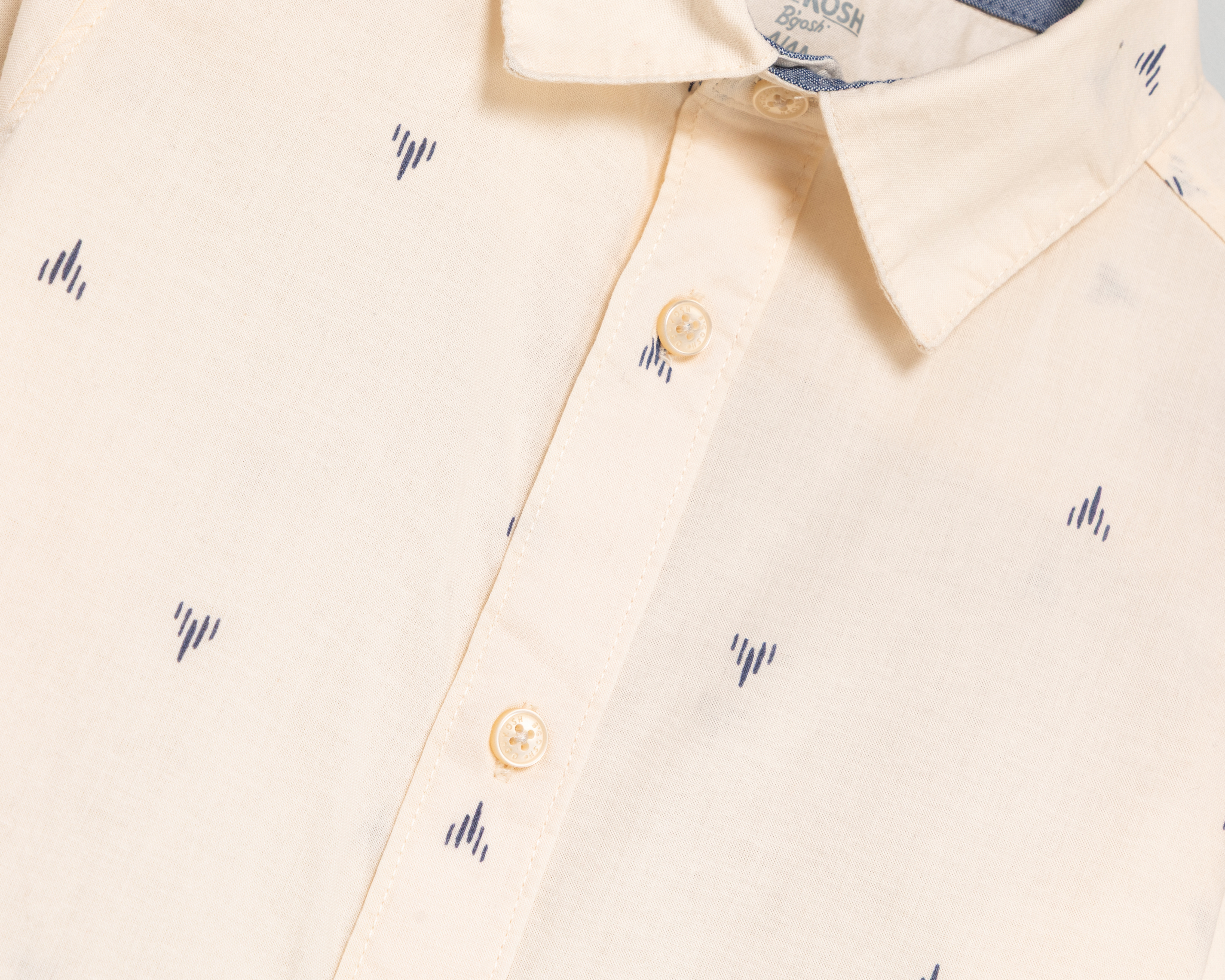 Foto 3 | Foto 3 | Camisa de Cuello Americano Marfil Oshkosh B'gosh para Niño