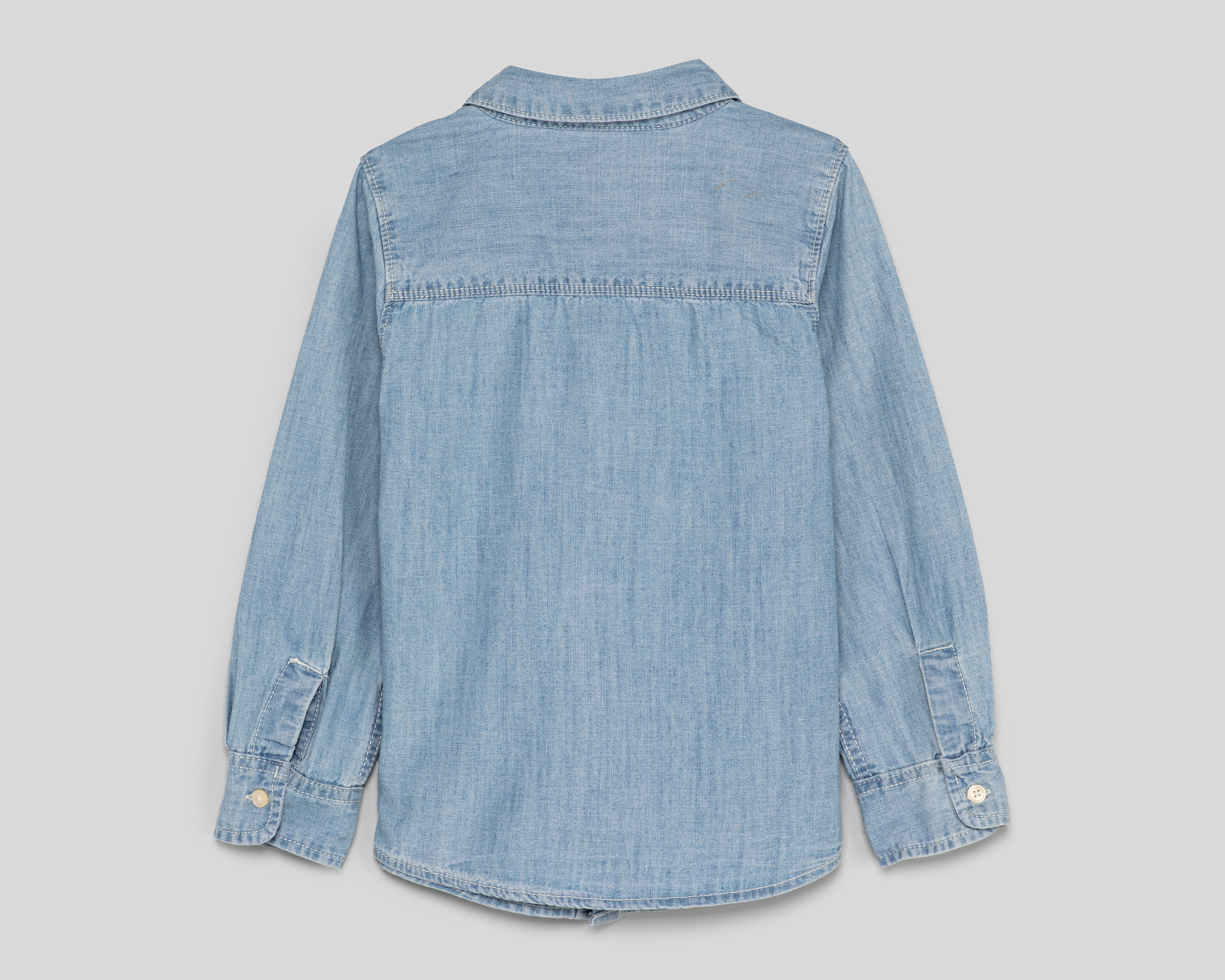 Foto 2 | Foto 2 | Camisa de Cuello Americano Azul Oshkosh B'gosh para Niño