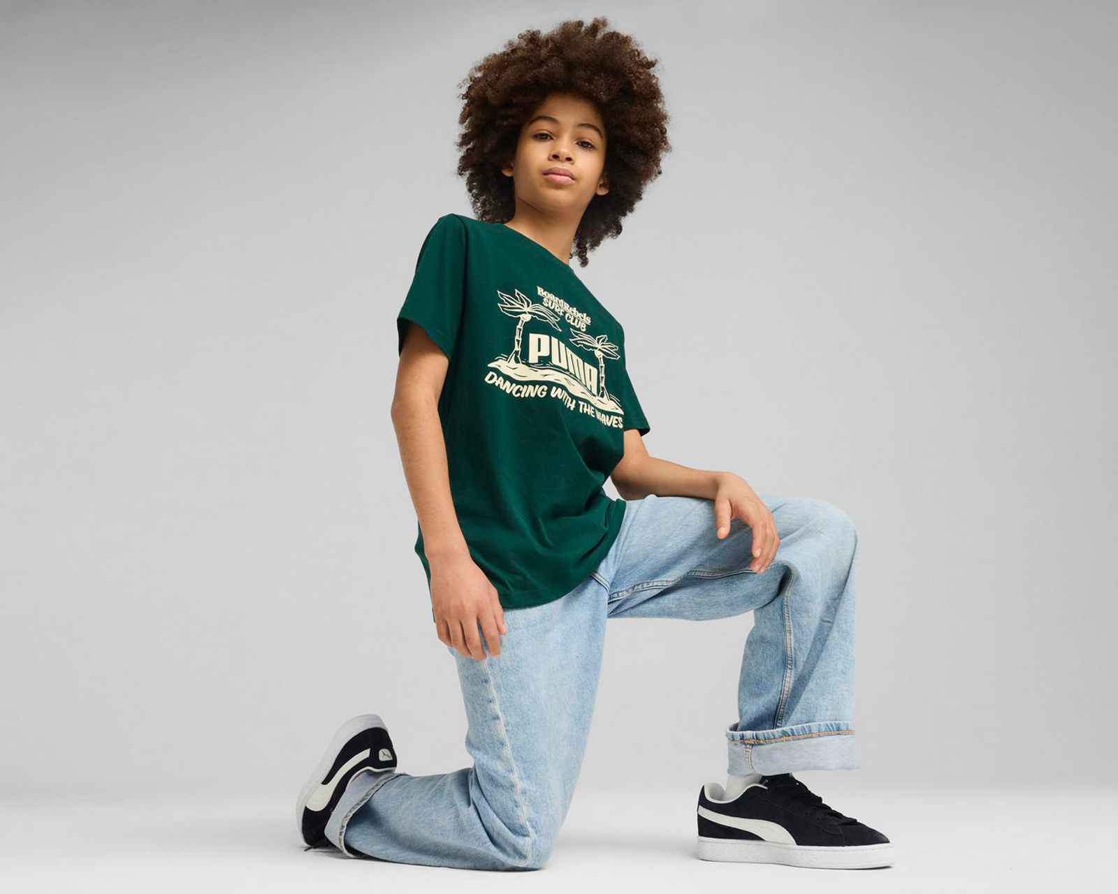 Foto 4 pulgar | Foto 3 | Playera Deportiva Puma Mid 90s para Niño