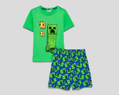 Foto 1 | Foto 1 | Playera y Short Minecraft para Niño