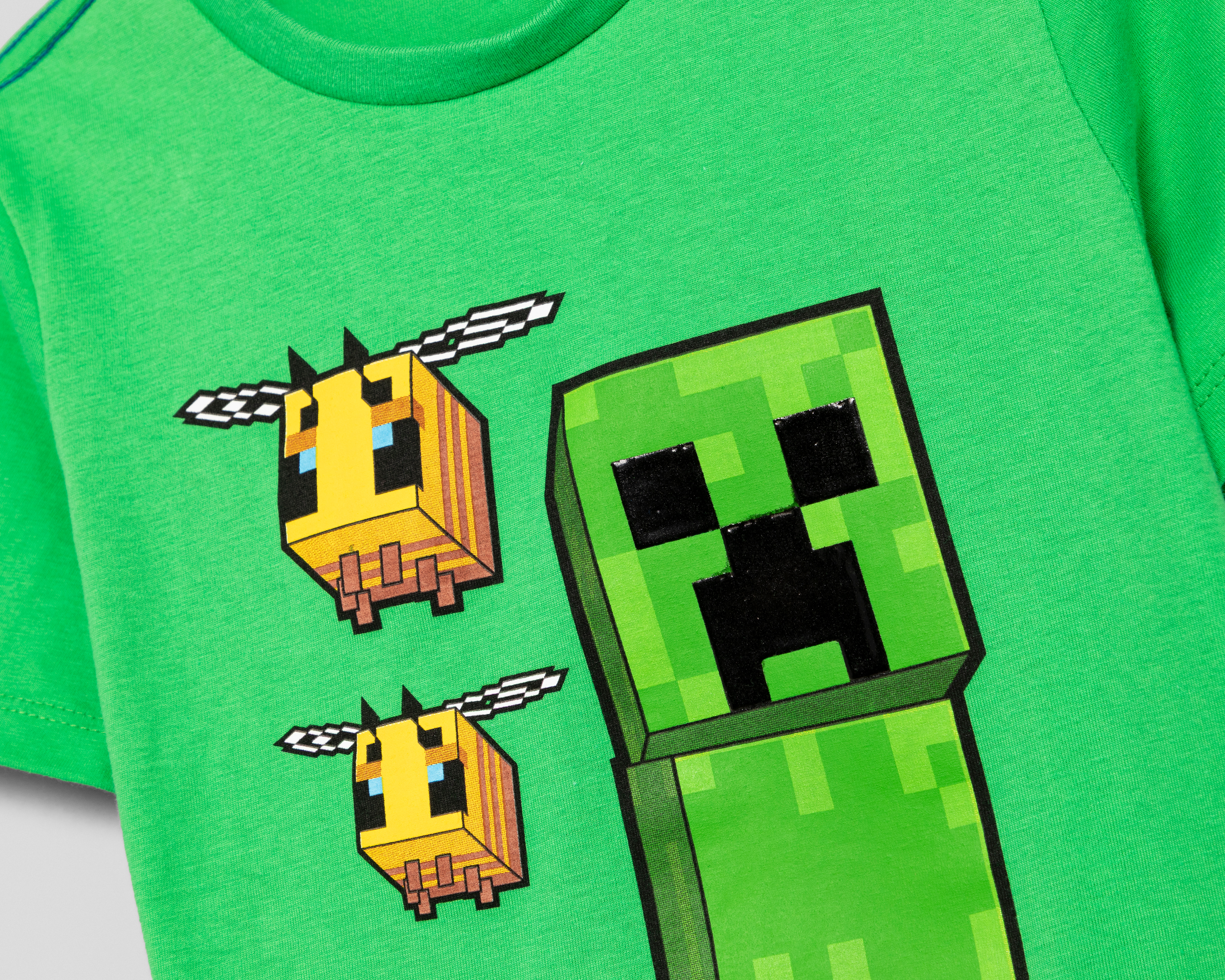 Foto 4 pulgar | Foto 3 | Playera y Short Minecraft para Niño