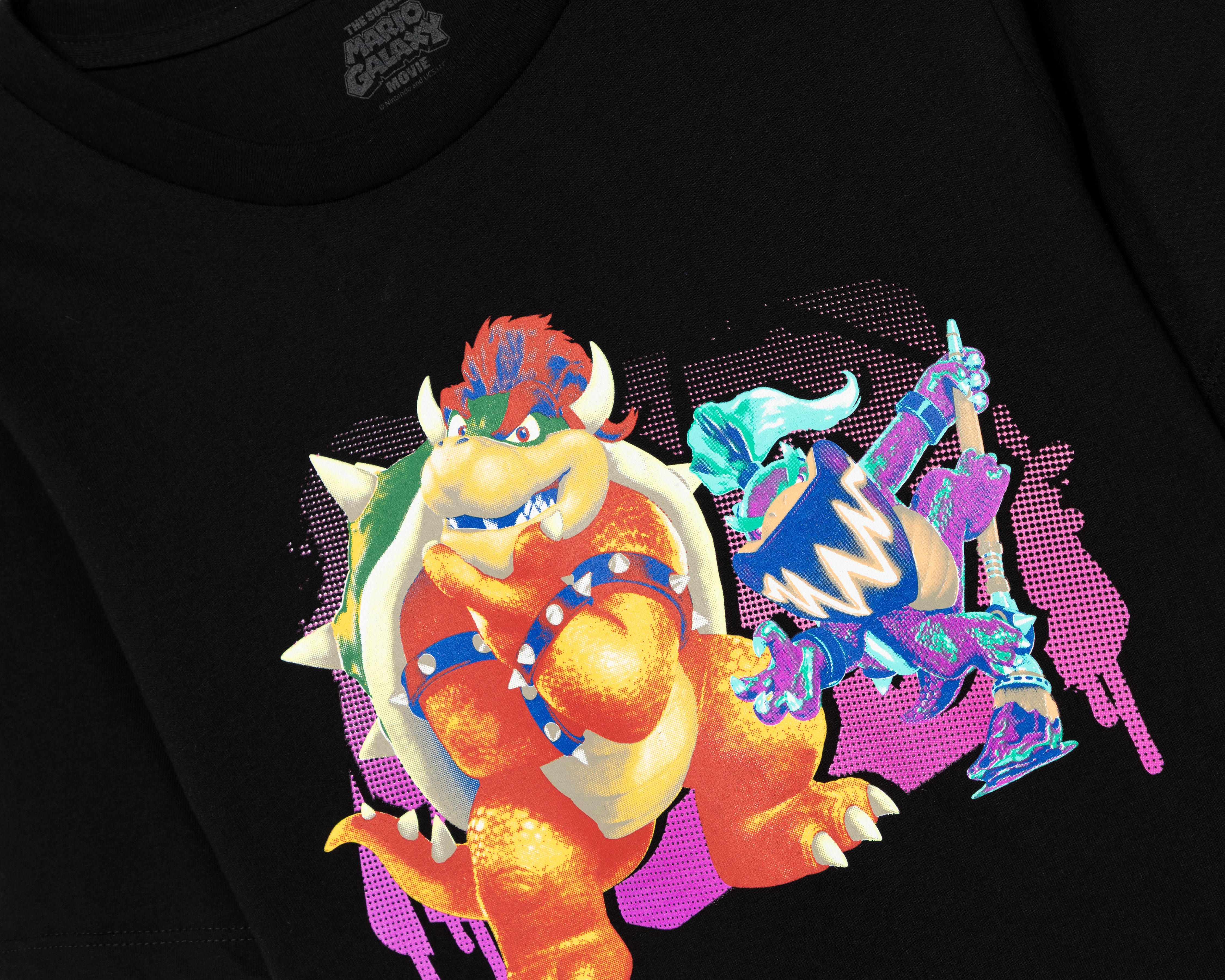 Foto 4 pulgar | Foto 3 | Playera de Cuello Redondo Negra Mario Bros para Niño