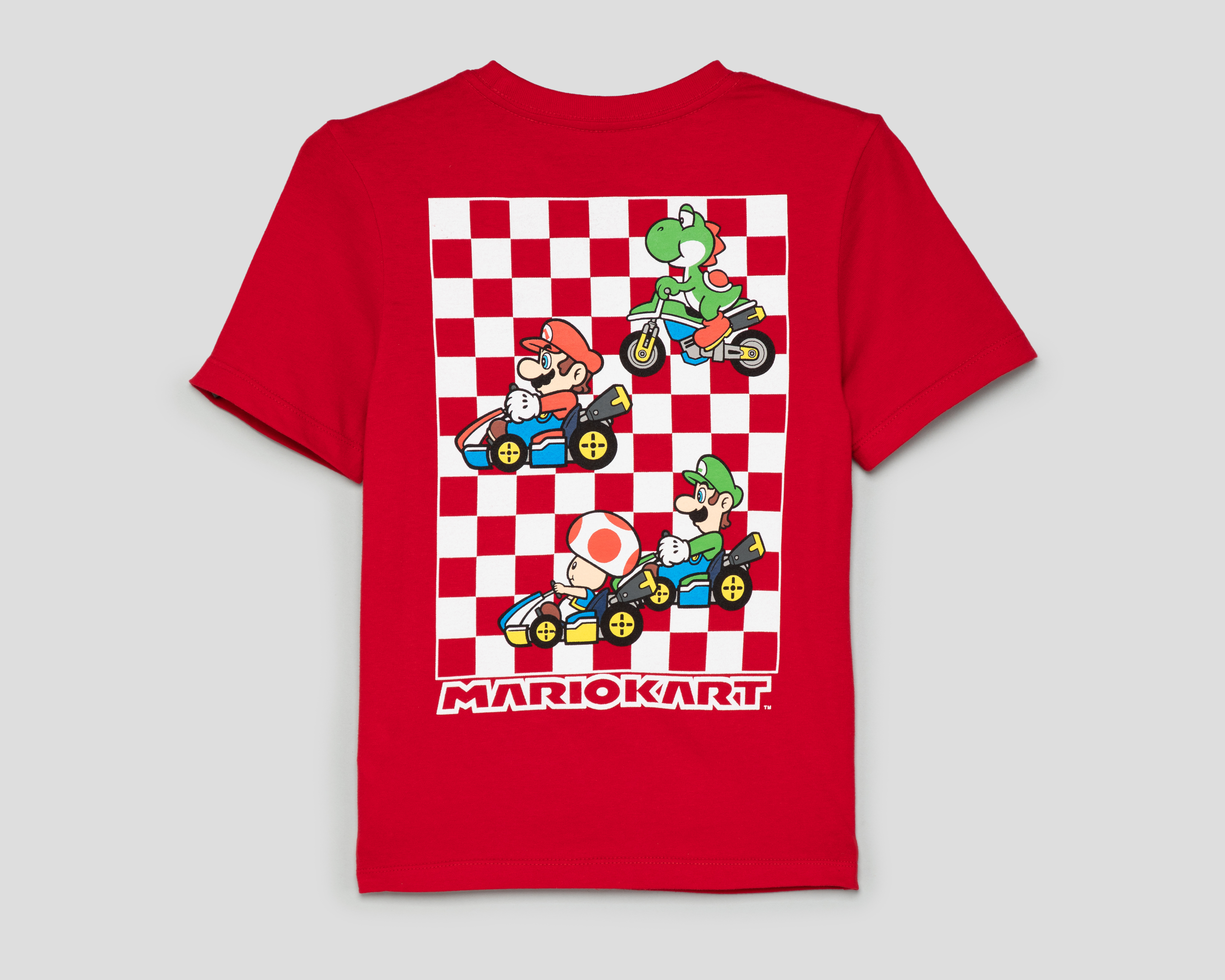 Foto 3 pulgar | Foto 2 | Playera de Cuello Redondo Roja Super Mario para Niño