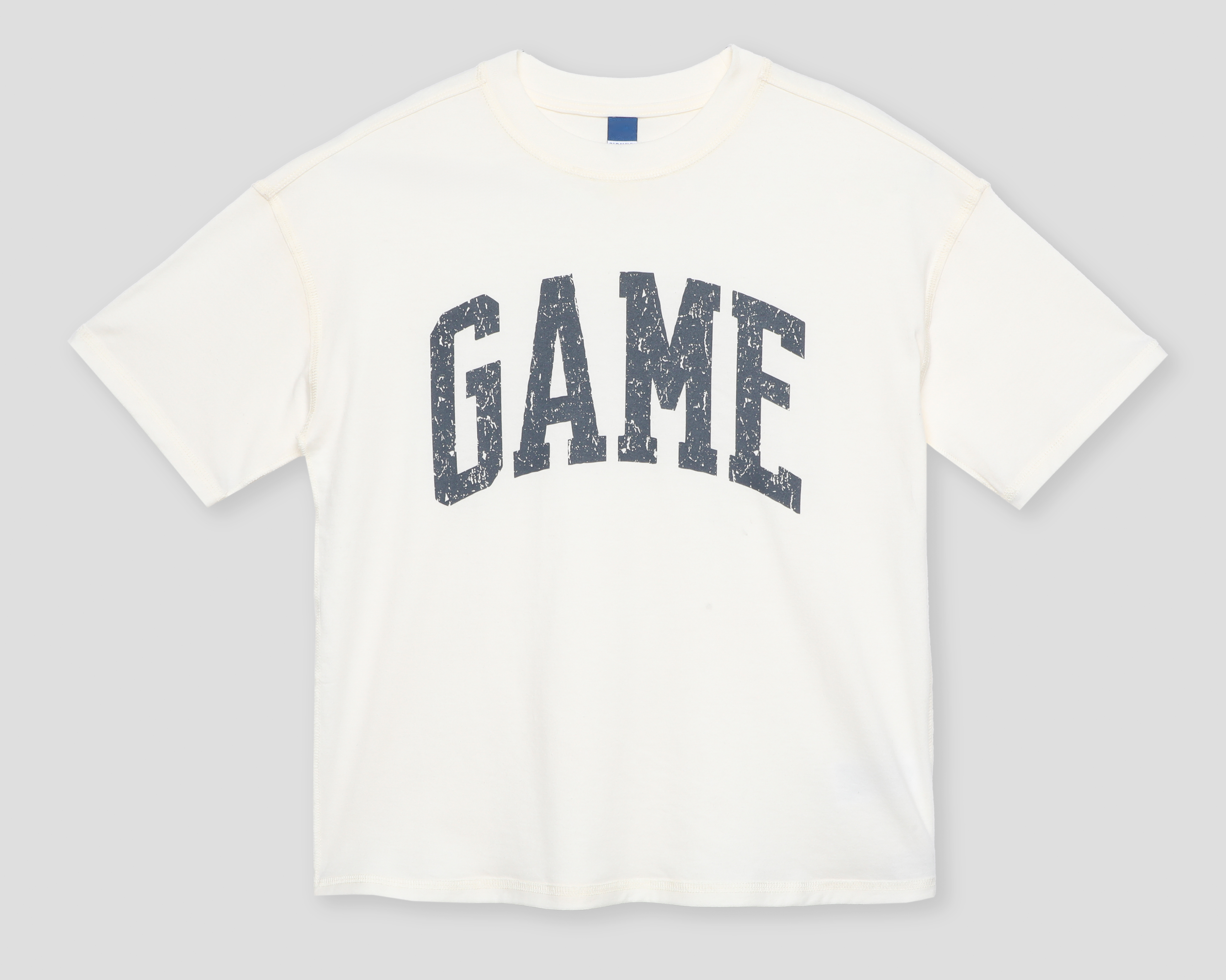 Playera de Cuello Redondo Blanca Old Navy para Niño