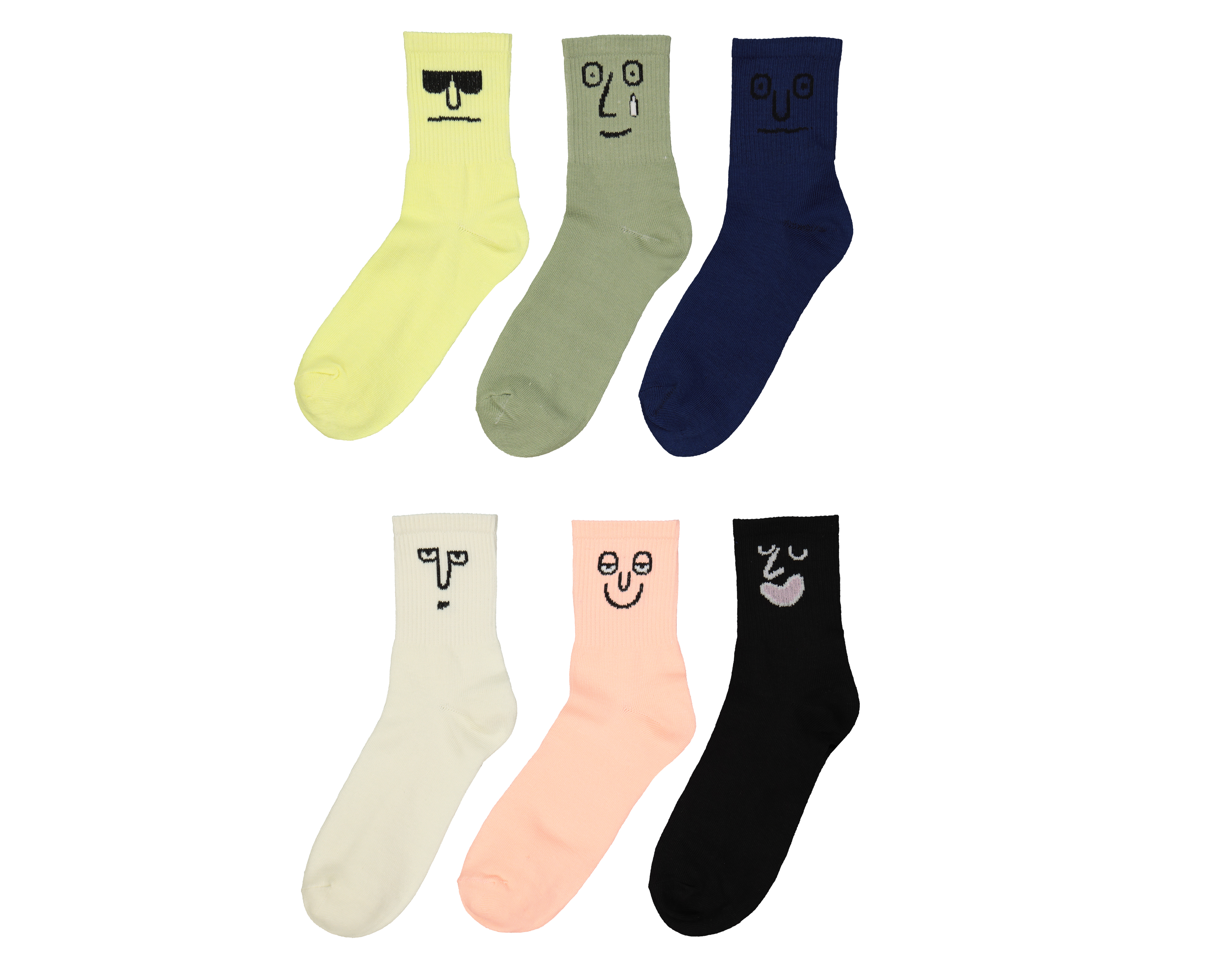 Calcetas Tobilleras Lovest para Mujer 6 Pares