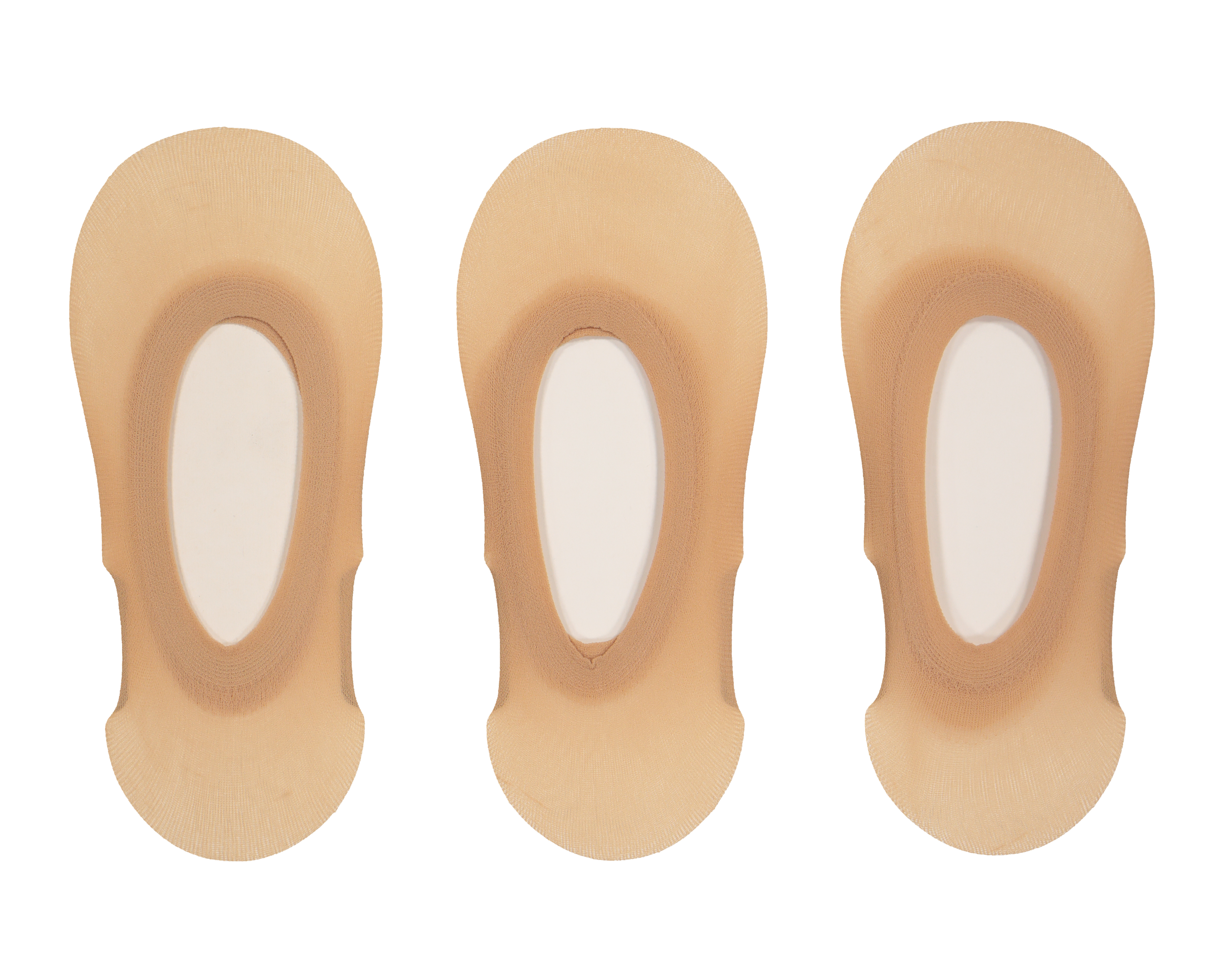 Calcetas Invisibles Lovest Nude para Mujer 3 Pares