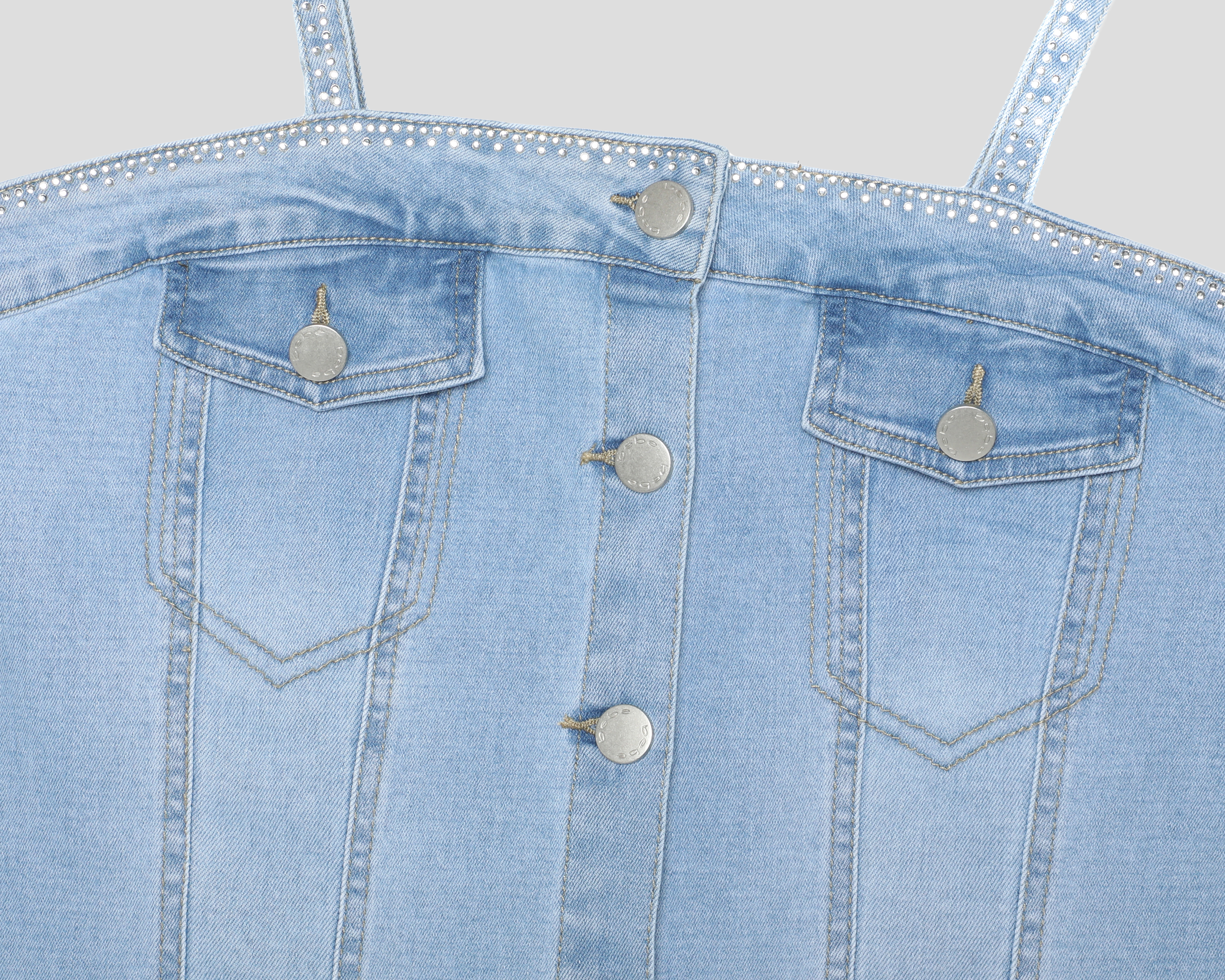 Foto 3 | Foto 3 | Blusa Azul Bebe para Mujer