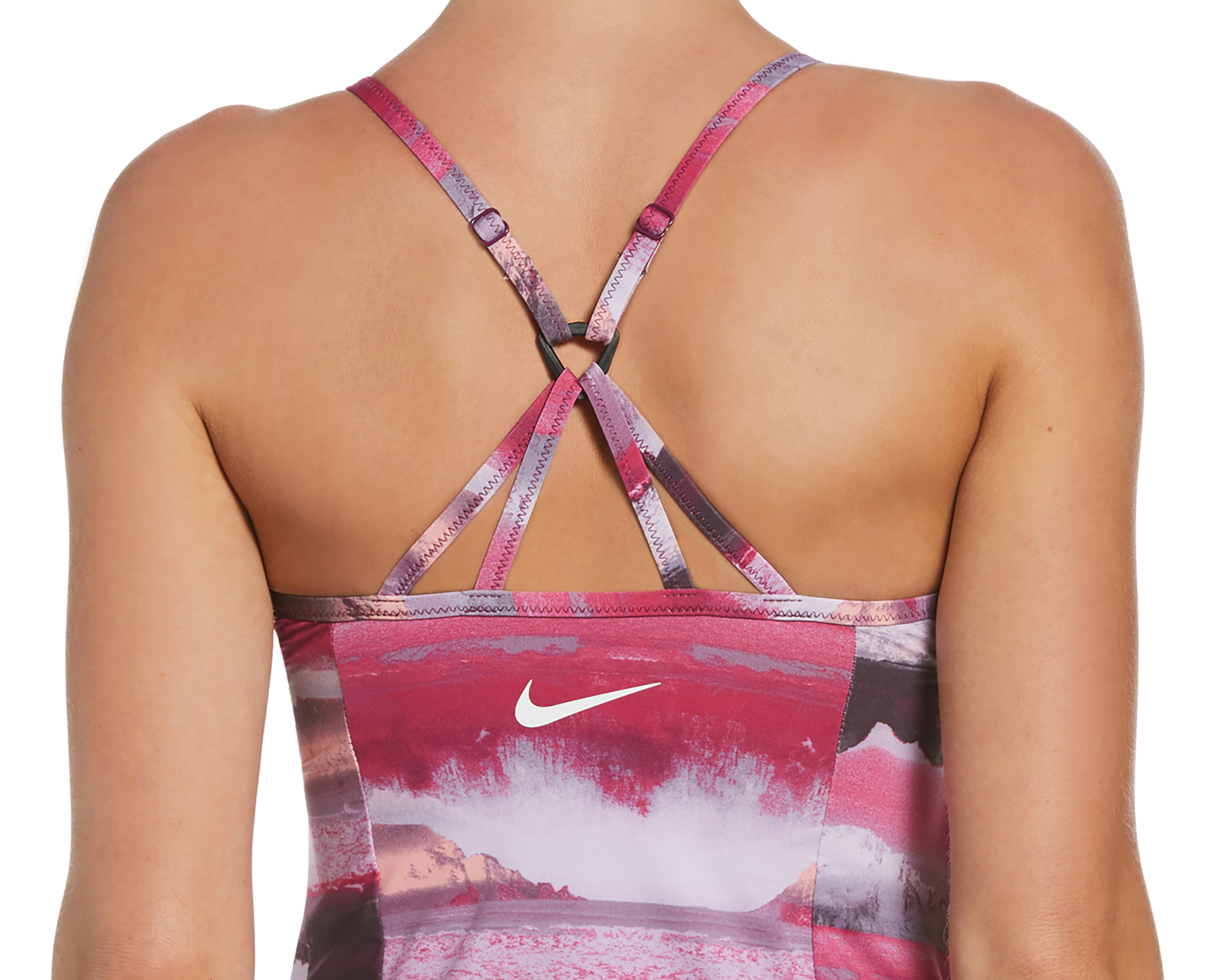 Foto 4 pulgar | Foto 3 | Tankini Nike Estampado para Mujer