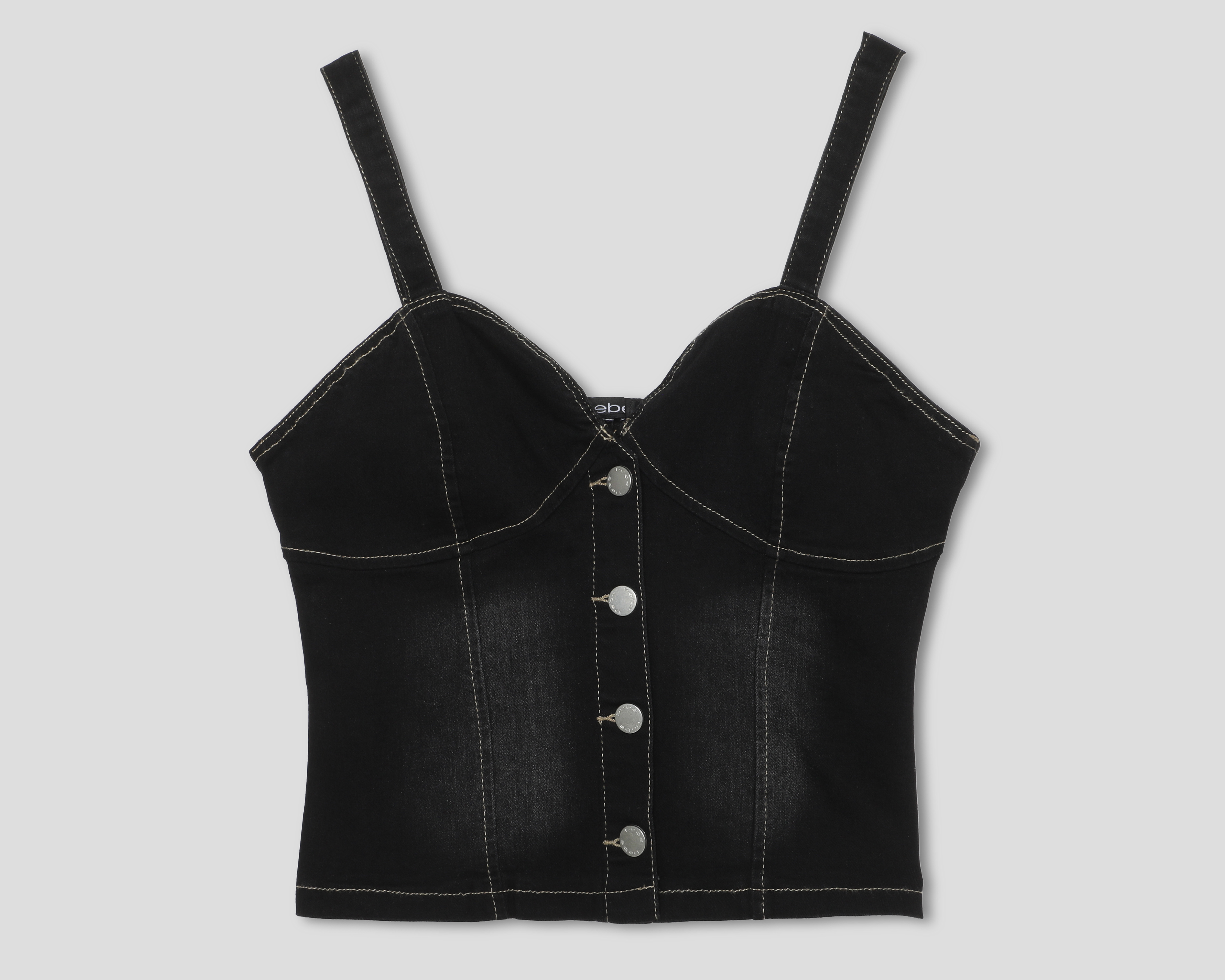 Blusa Negra Bebe para Mujer