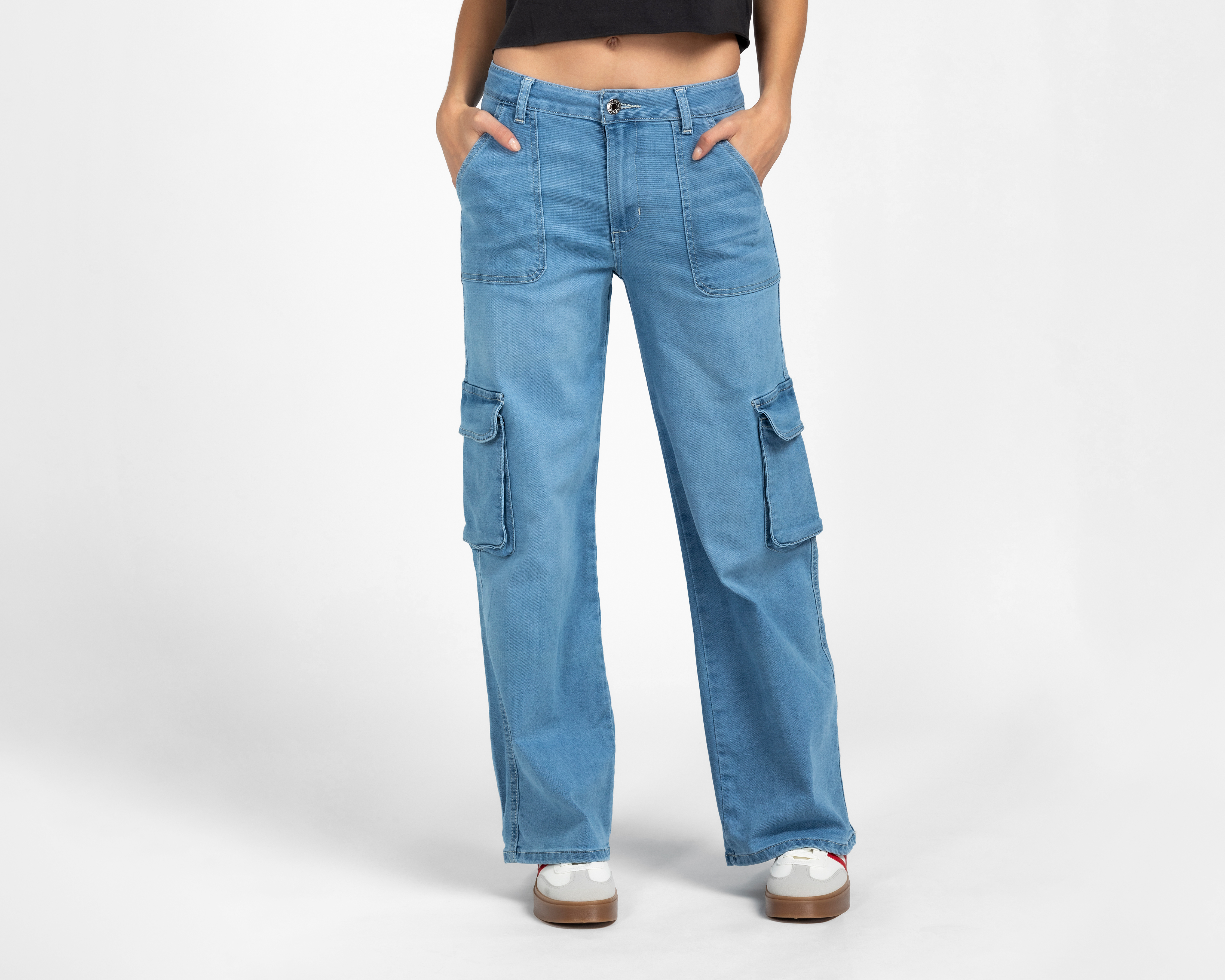 Jeans Cargo Refill para Mujer
