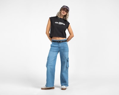 Foto 2 | Foto 2 | Jeans Cargo Refill para Mujer