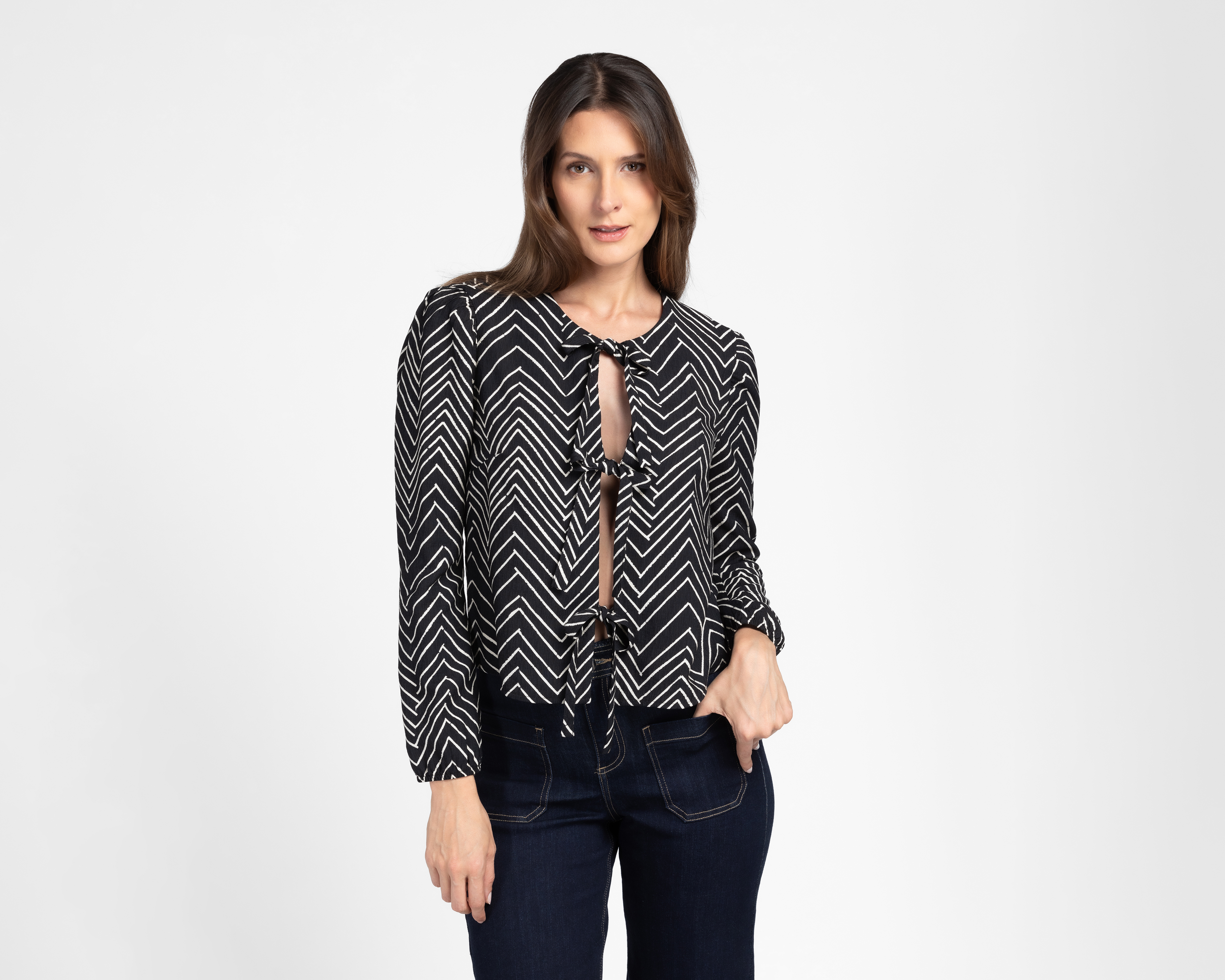 Foto 1 | Foto 1 | Blusa Manga Larga Sahara para Mujer