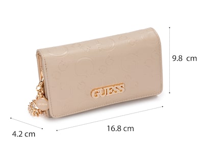 Foto 6 | Foto 6 | Cartera para Mujer Guess Beige