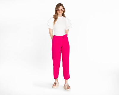 Foto 2 | Foto 2 | Pantalón de Vestir Sahara Rosa