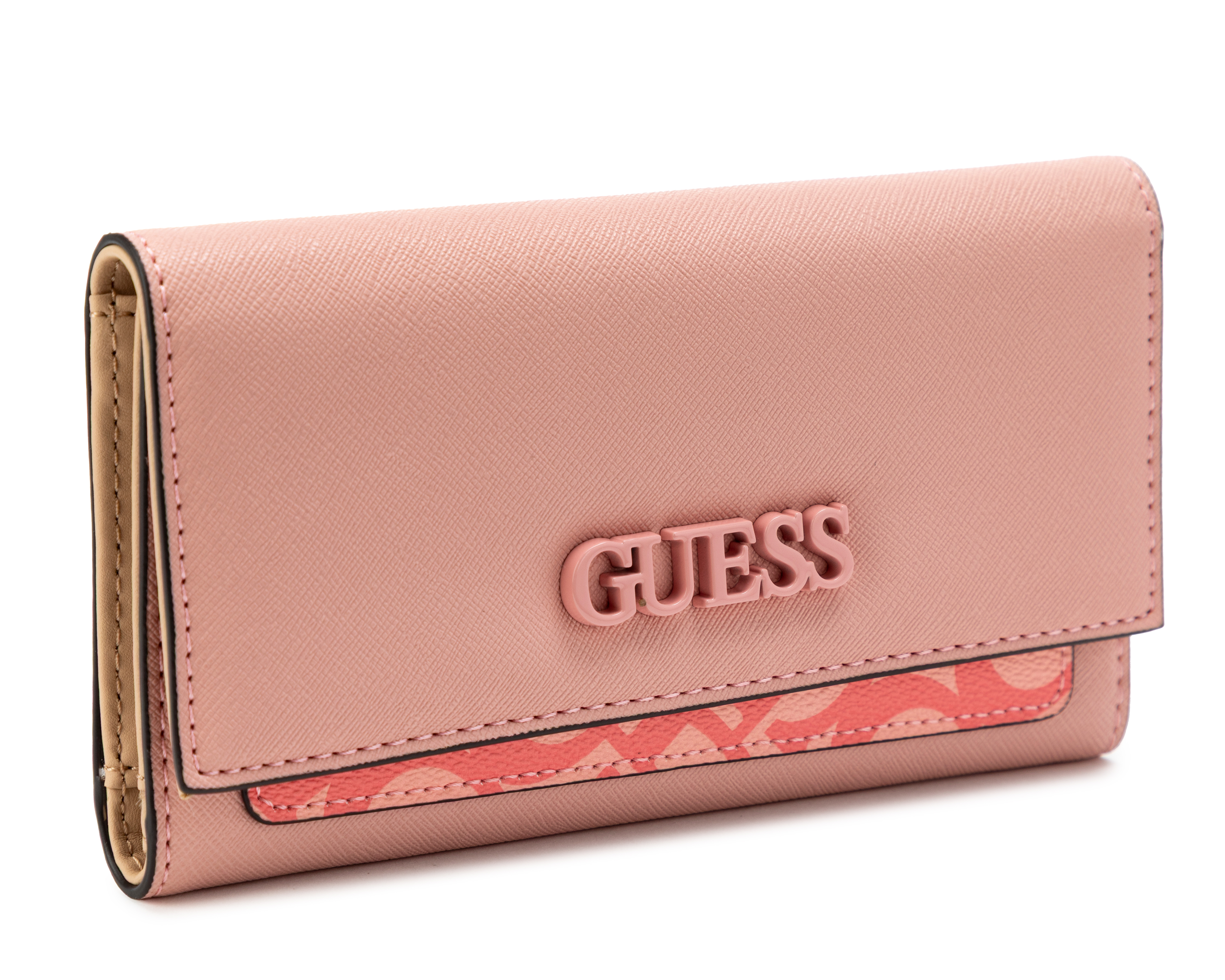 Foto 3 pulgar | Foto 2 | Cartera para Mujer Guess Rosa