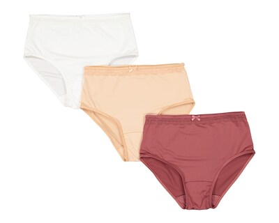 Foto 1 | Foto 1 | Pantaleta Completa Frescura para Mujer 3 Piezas