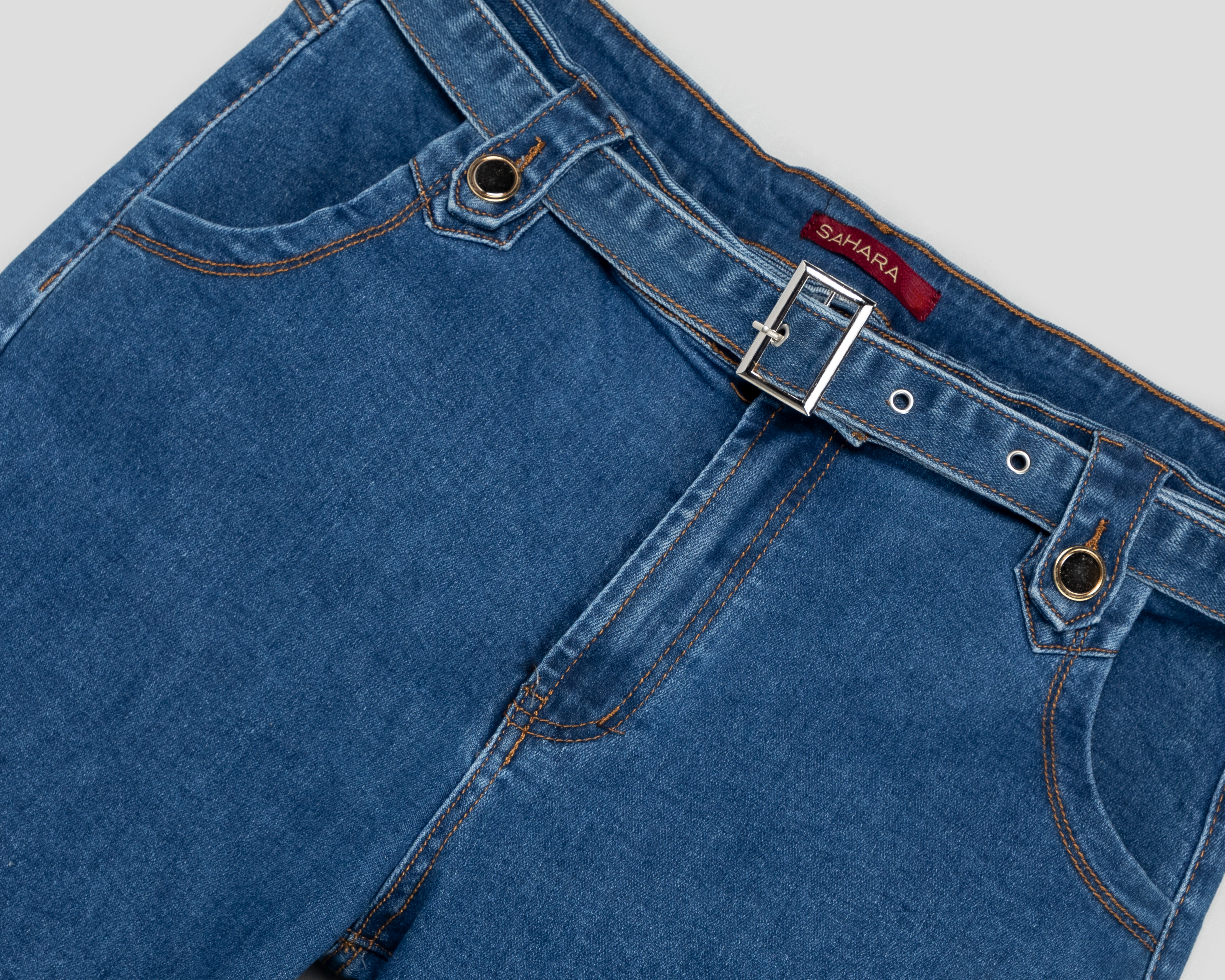 Foto 4 pulgar | Foto 3 | Short Sahara Azul para Mujer