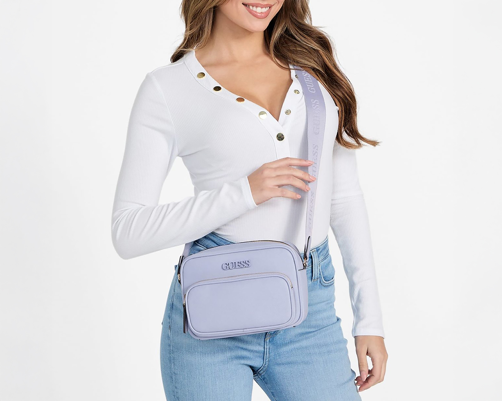 Foto 6 pulgar | Foto 5 | Bolsa Cruzada Guess