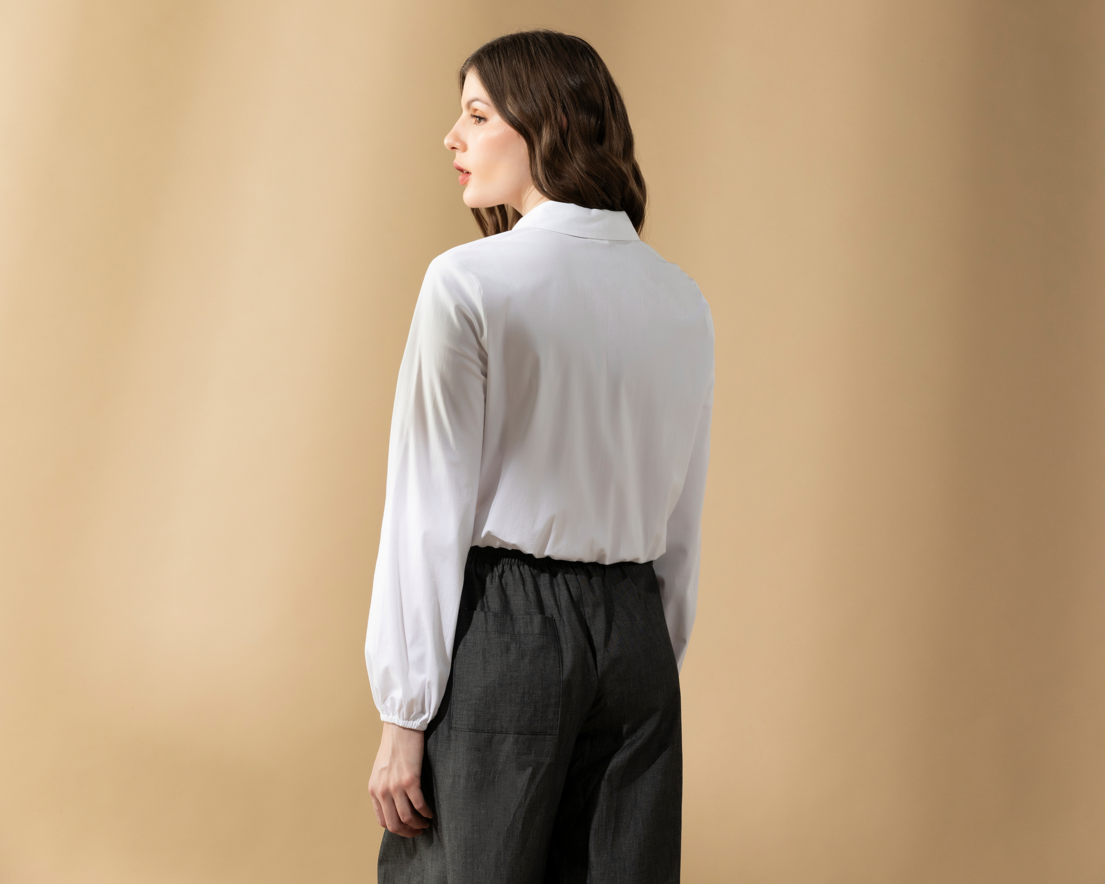 Foto 4 pulgar | Foto 3 | Blusa Camisera Sahara para Mujer