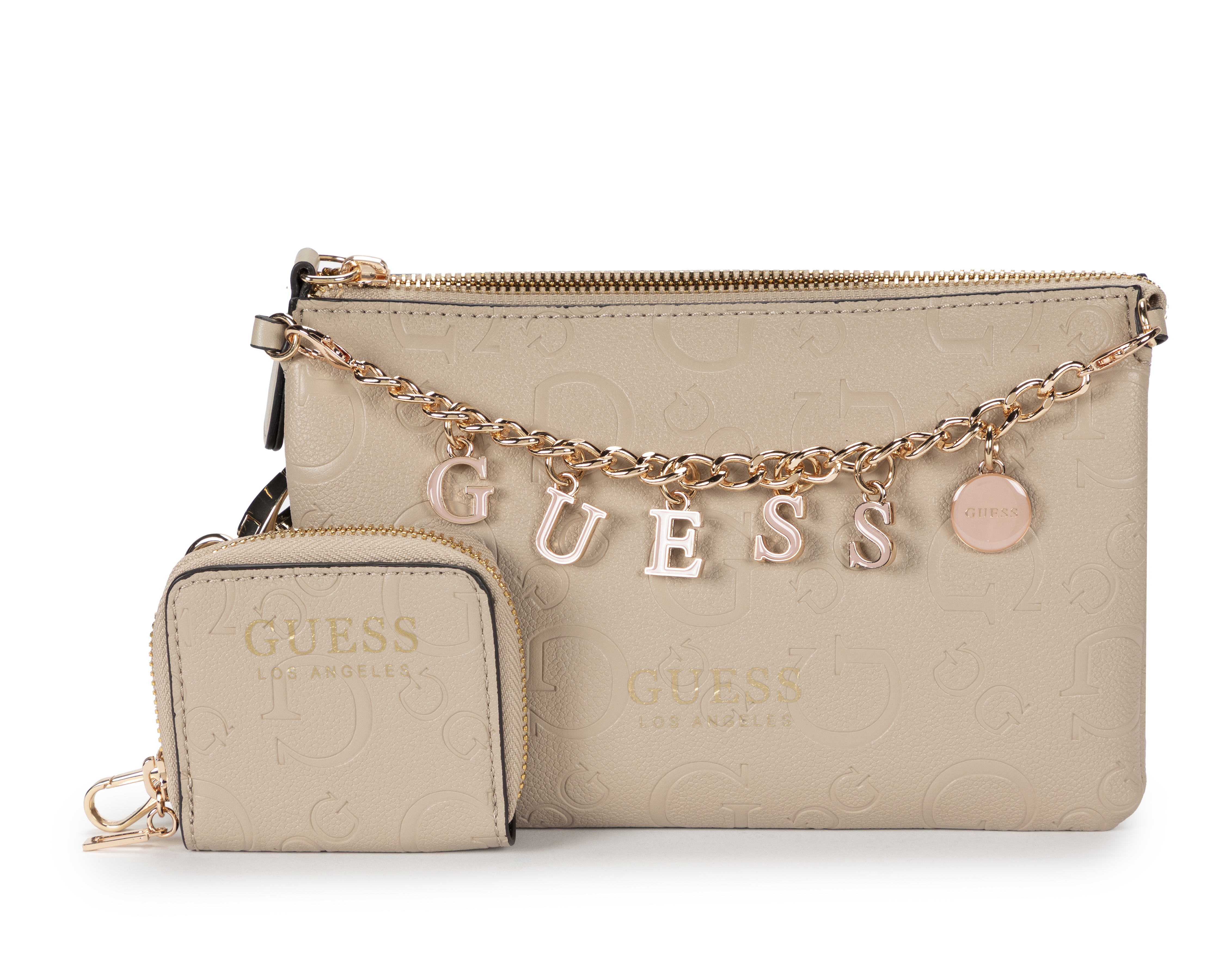 Bolsa Cruzada Guess Amarantha con Monedero