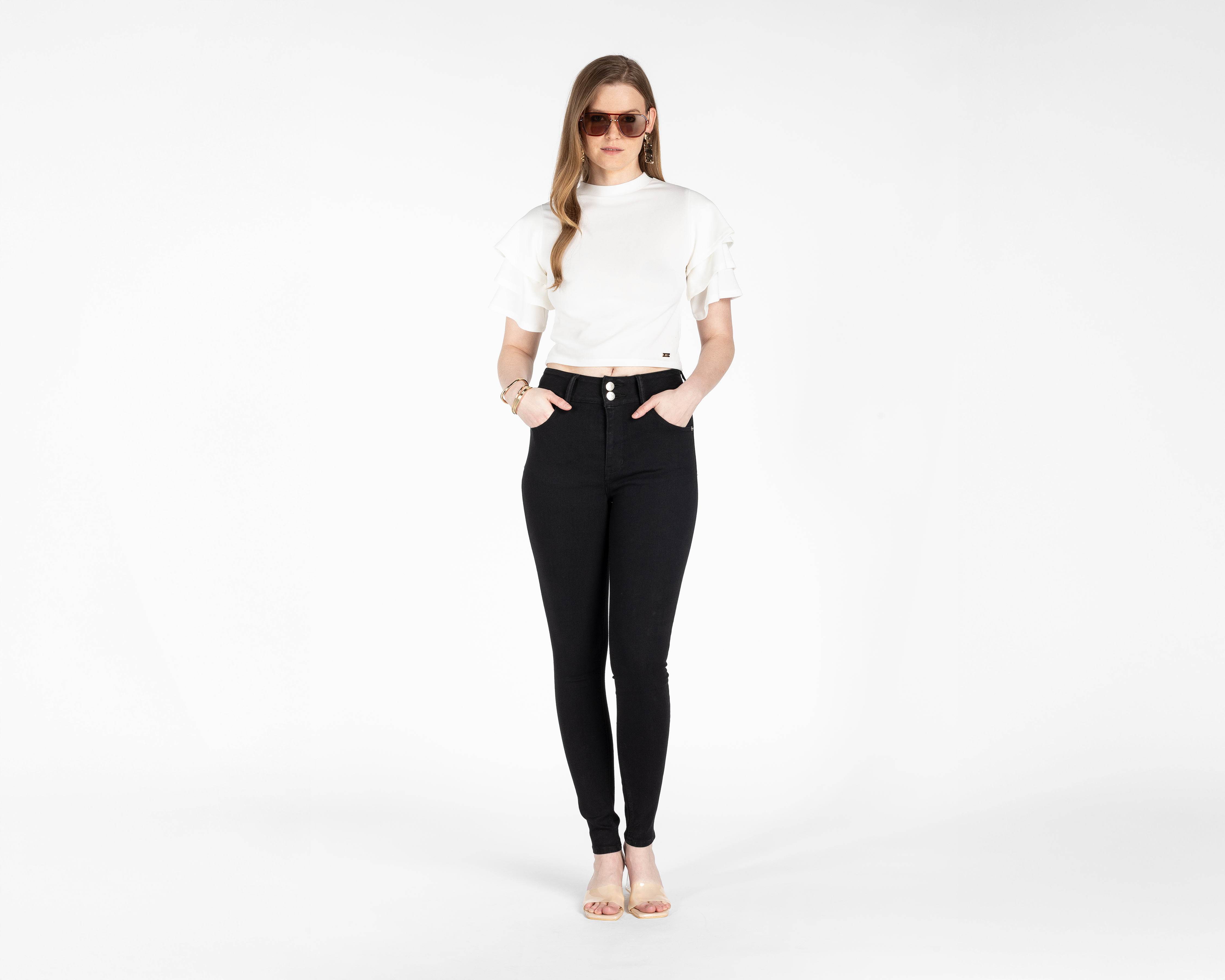 Foto 2 | Foto 2 | Blusa Jennifer Lopez Manga Corta para Mujer