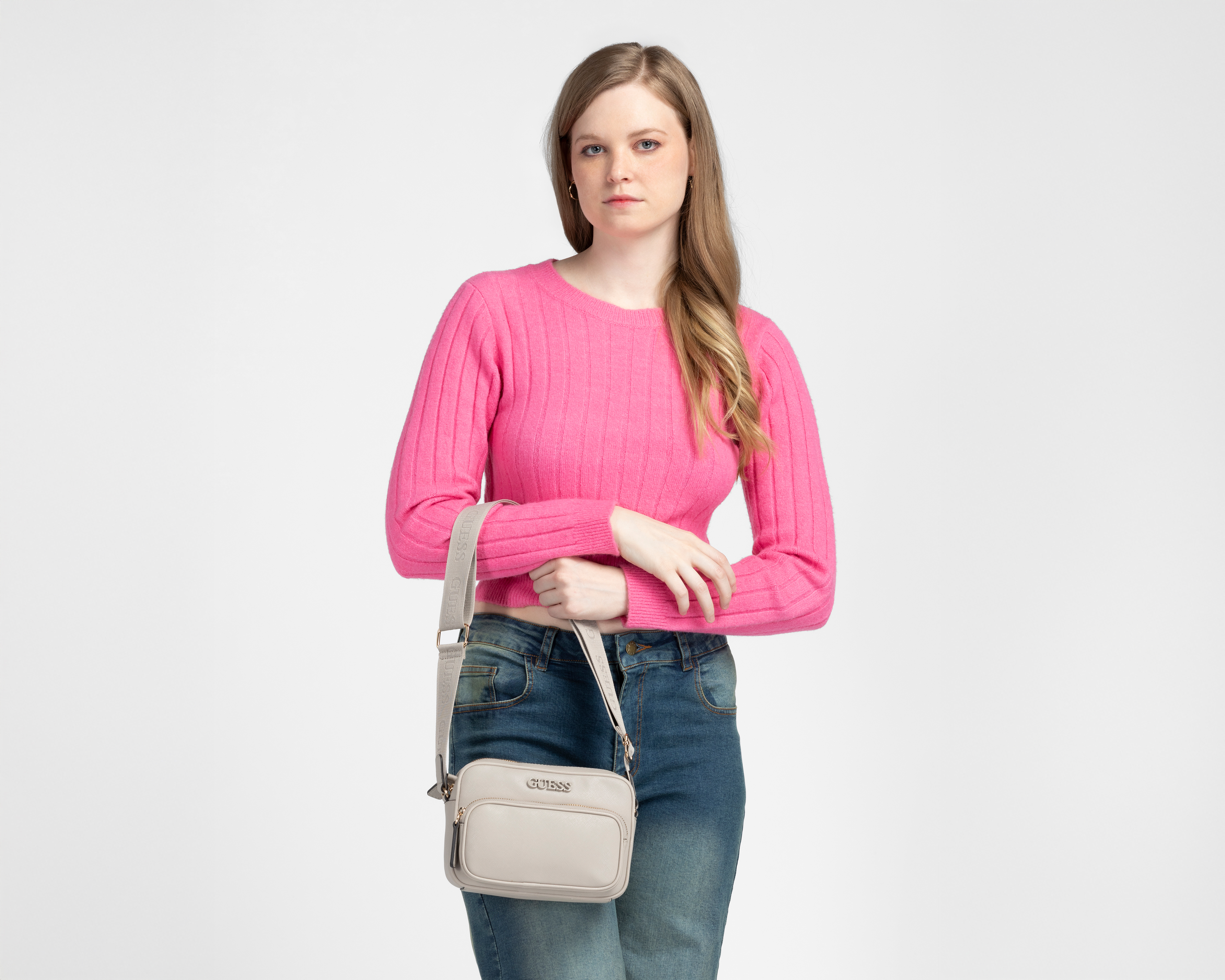 Foto 6 | Foto 6 | Bolsa Cruzada Guess Zinnia