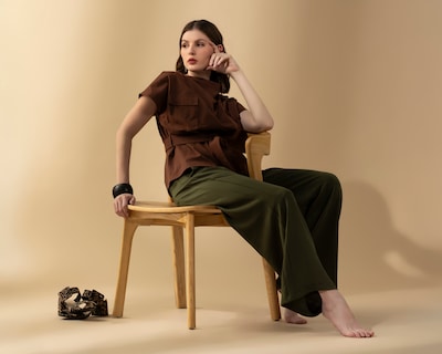 Foto 1 | Foto 1 | Blusa sin Mangas Drapedo Cuello con Jareta en Cintura Sahara By Antonio Gutiérrez para Mujer