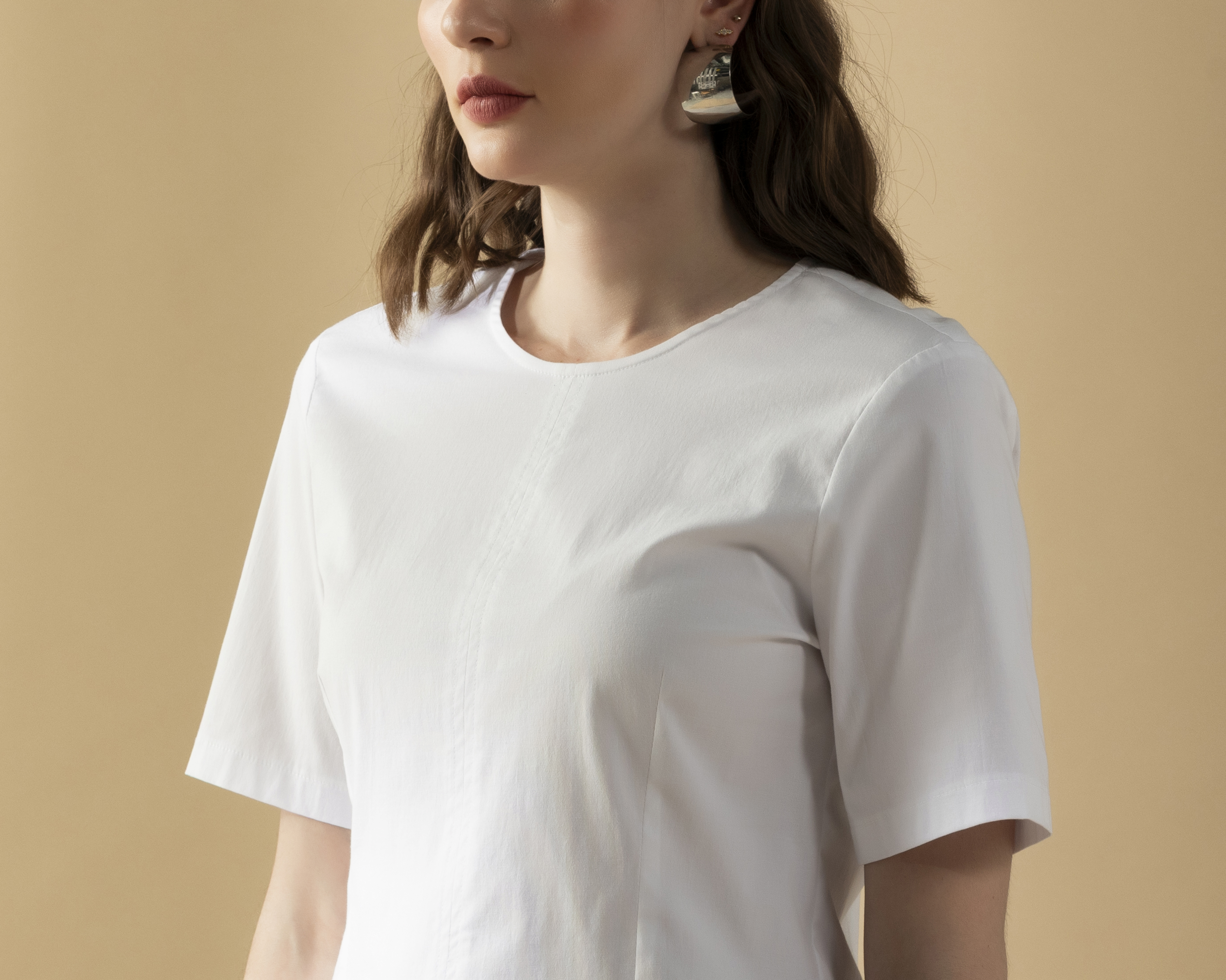 Foto 4 | Foto 4 | Blusa Manga Corta Peplum Sahara By Antonio Gutierrez para Mujer