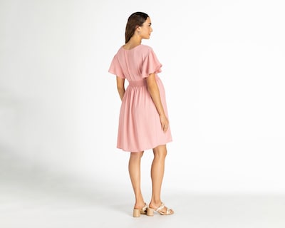 Foto 2 | Foto 2 | Vestido de Maternidad Mamá Bella Rosa Manga Corta