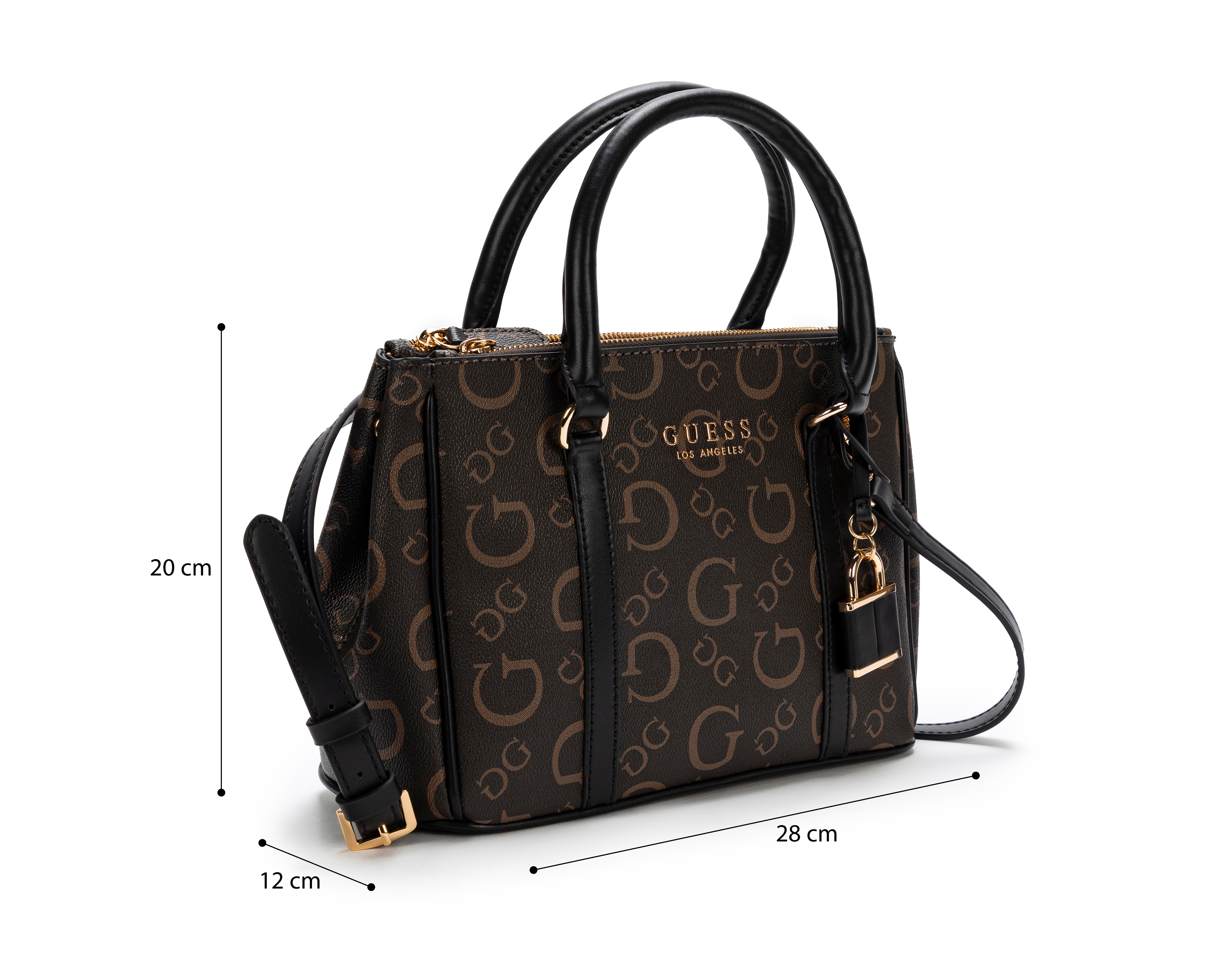 Foto 6 pulgar | Foto 5 | Bolsa de Mano Guess Saffron con Correa