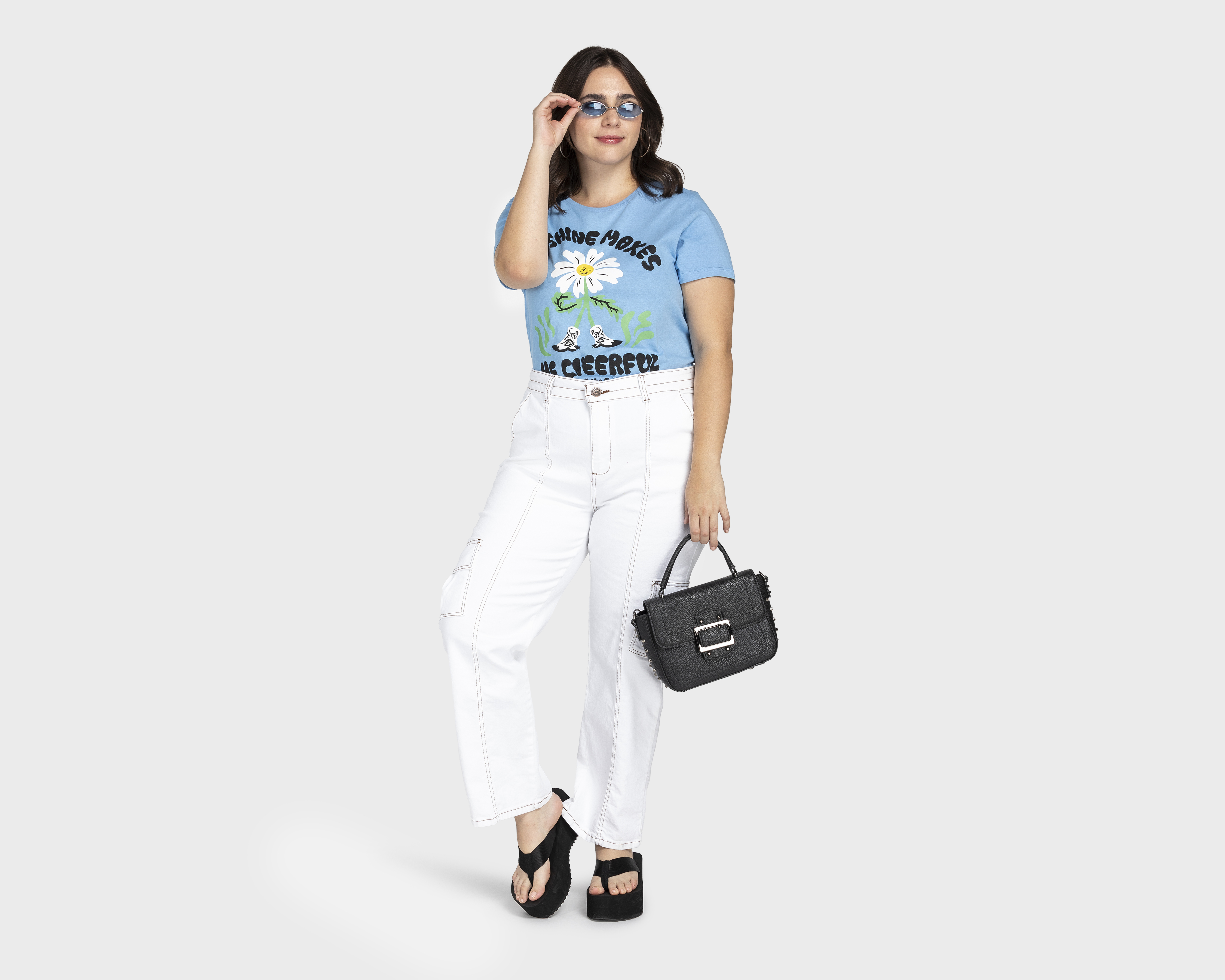 Foto 2 | Foto 2 | Playera Lucky Star Azul con Estampado