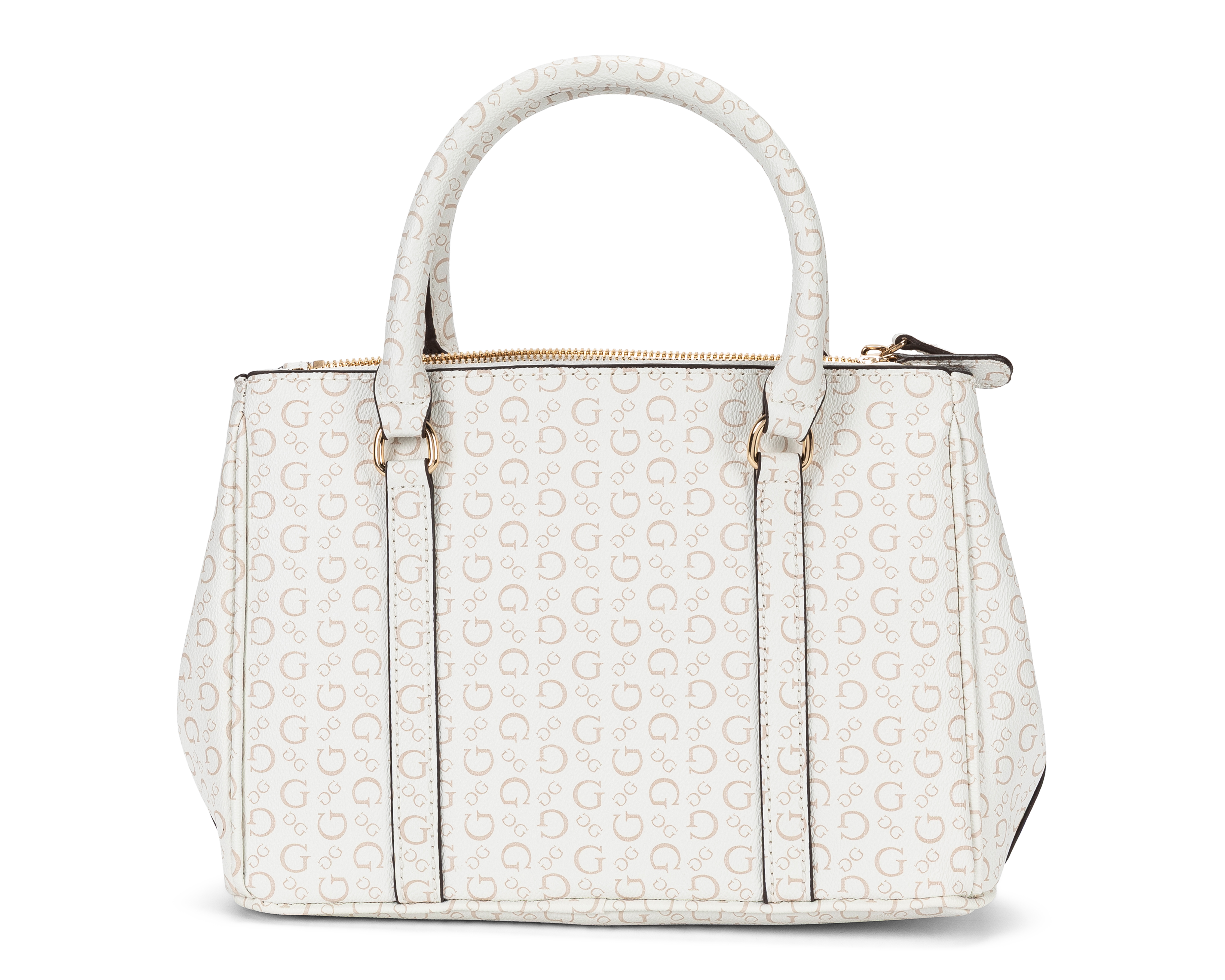 Foto 4 pulgar | Foto 3 | Bolsa de Mano Guess Saffron Satchel con Colgante
