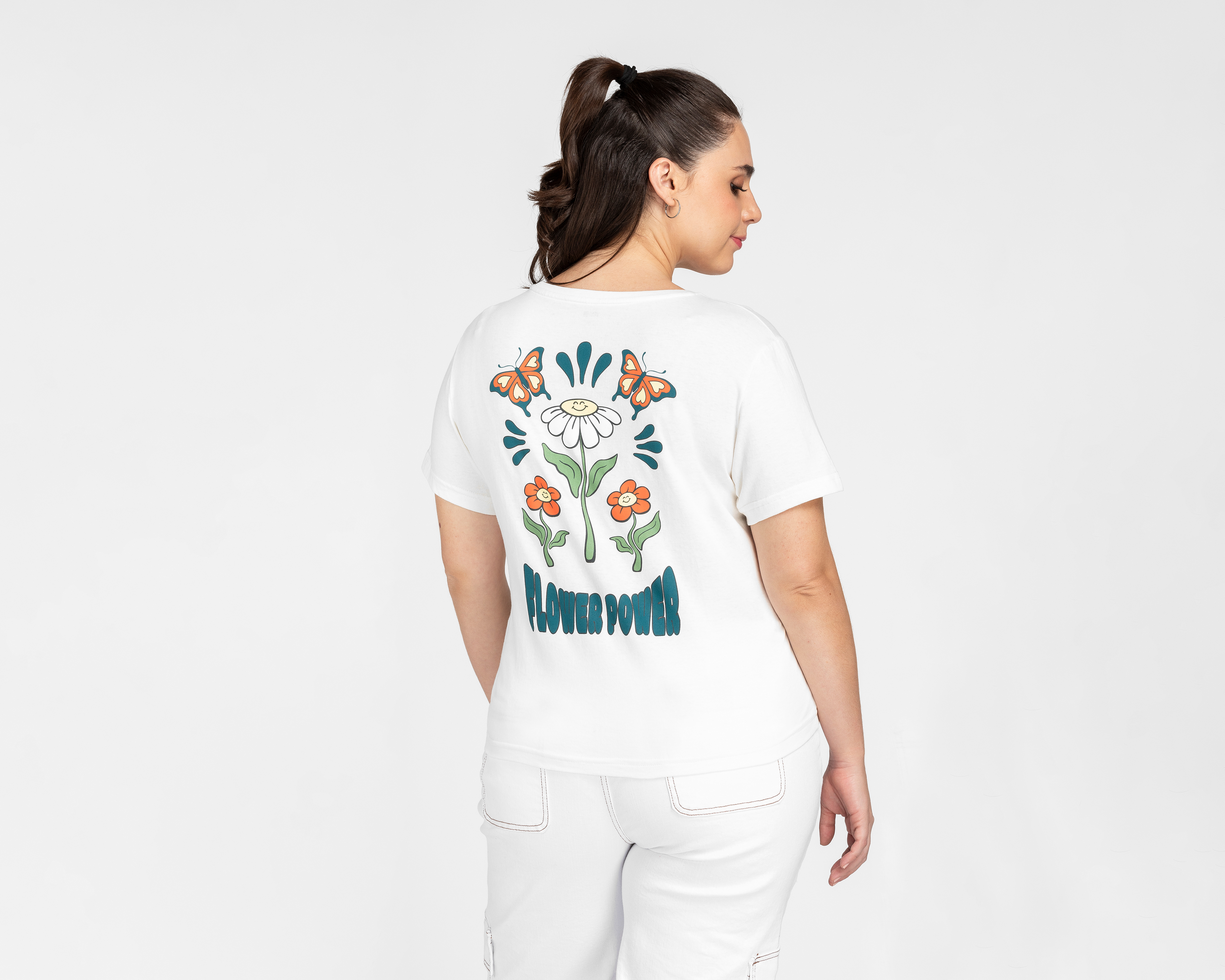 Foto 4 pulgar | Foto 3 | Playera Lucky Star Manga Corta con Estampado