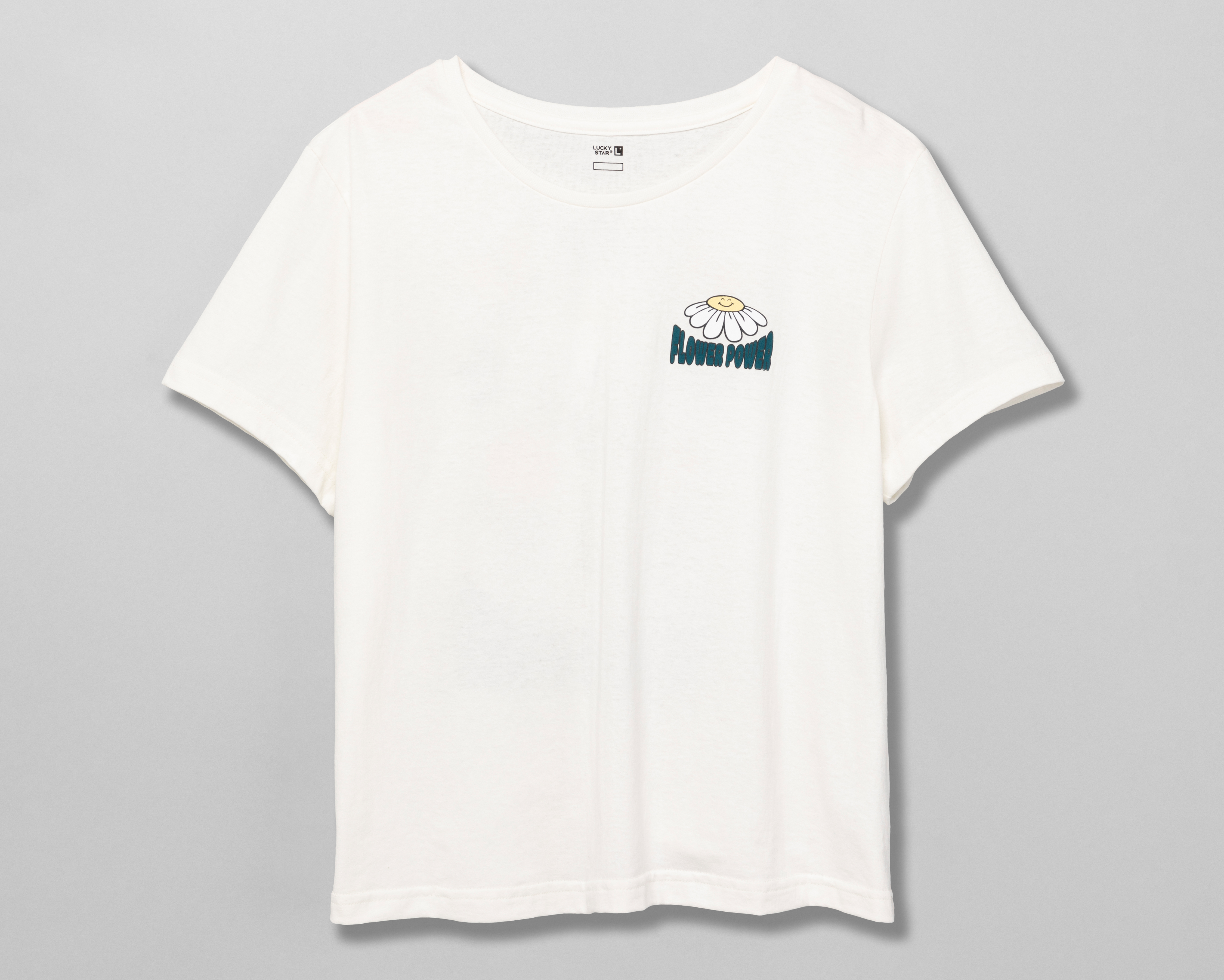Foto 6 pulgar | Foto 5 | Playera Lucky Star Manga Corta con Estampado
