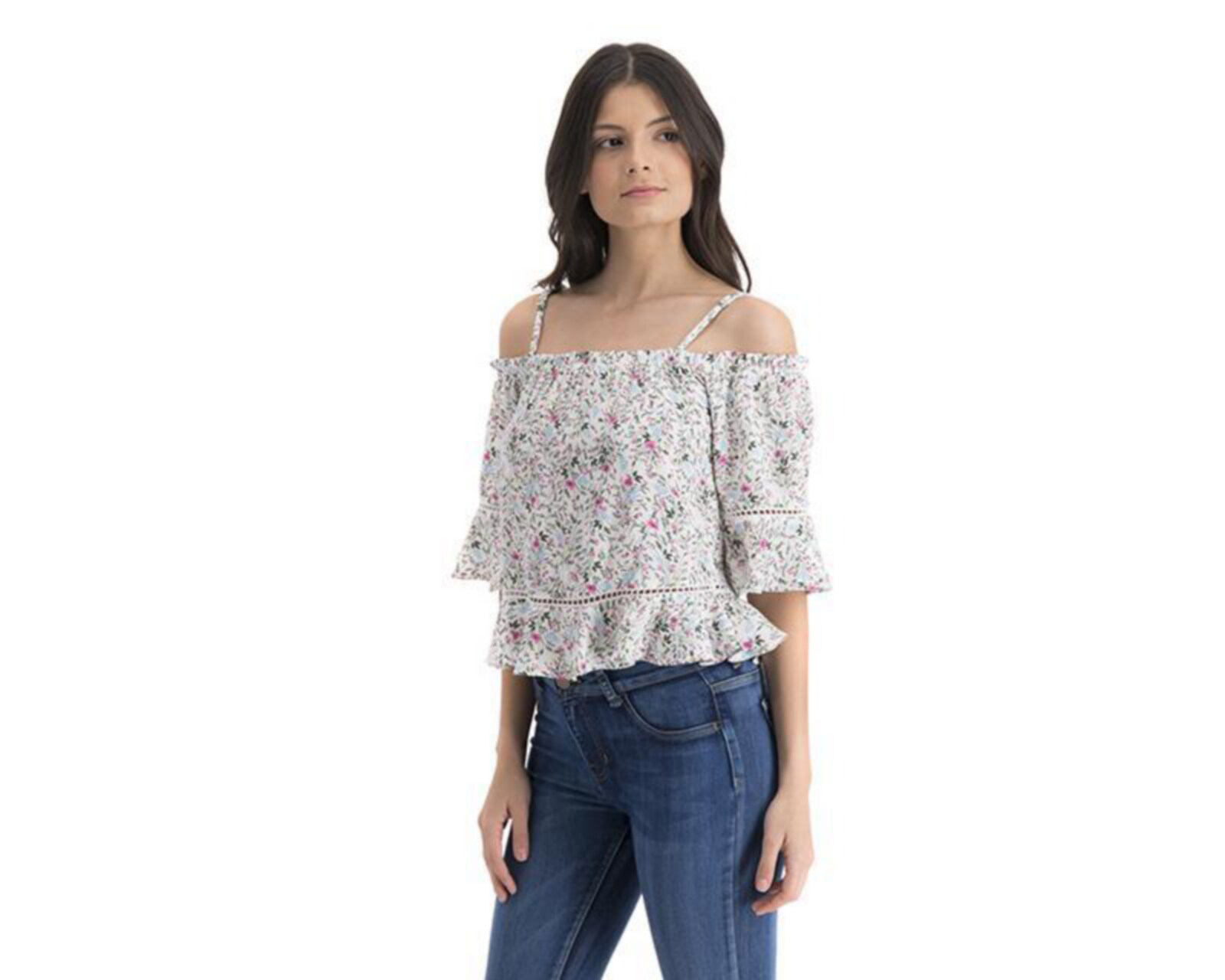 Foto 1 | Foto 1 | Blusa 18 Forever Floral Manga 3/4