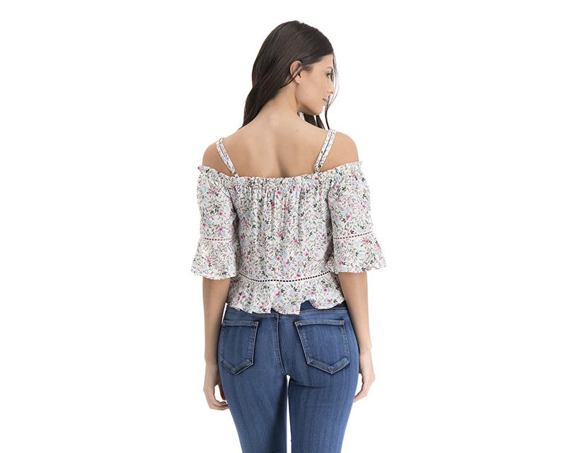 Foto 3 pulgar | Foto 2 | Blusa 18 Forever Floral Manga 3/4