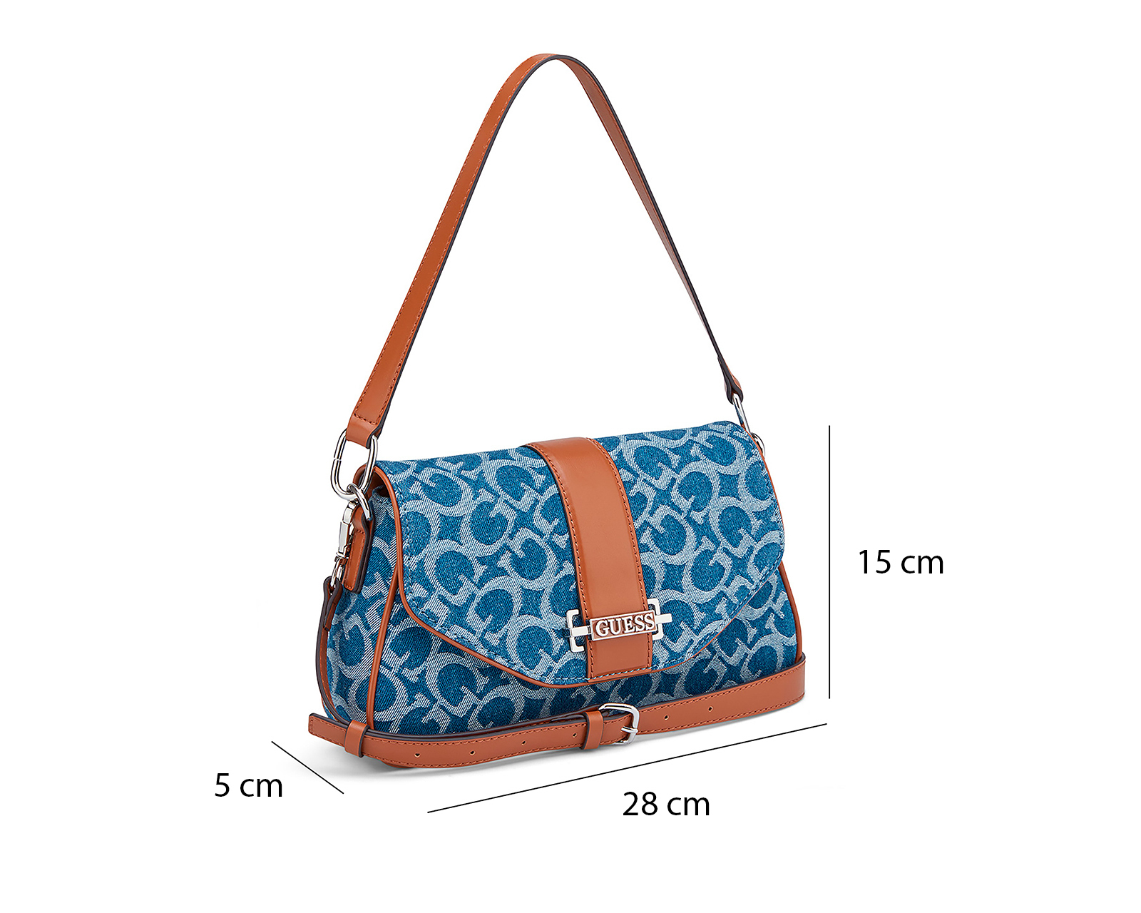 Foto 6 pulgar | Foto 5 | Bolsa Cruzada Guess Erika