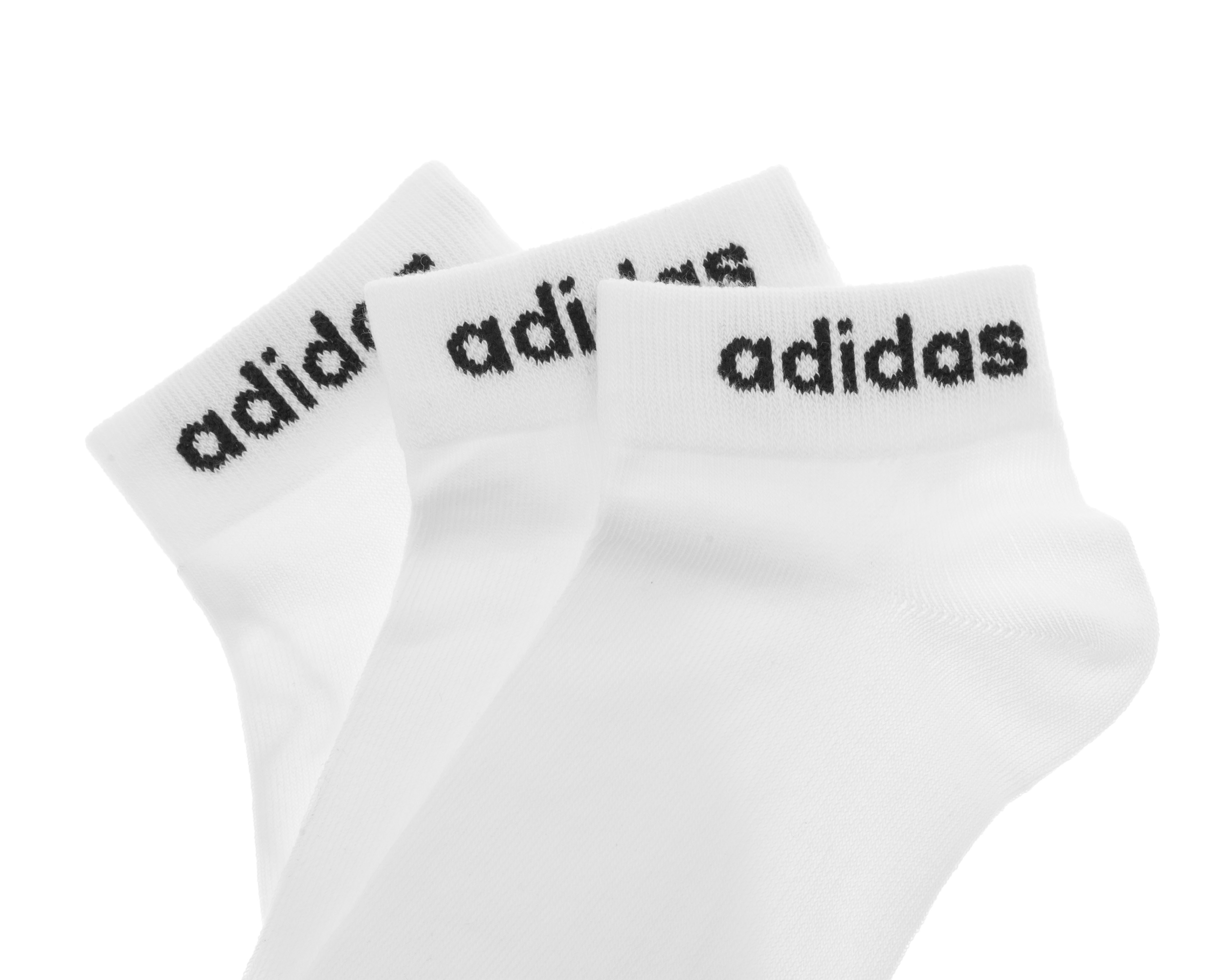 Foto 3 pulgar | Foto 2 | Calcetas Cortas Adidas para Mujer 3 Pares