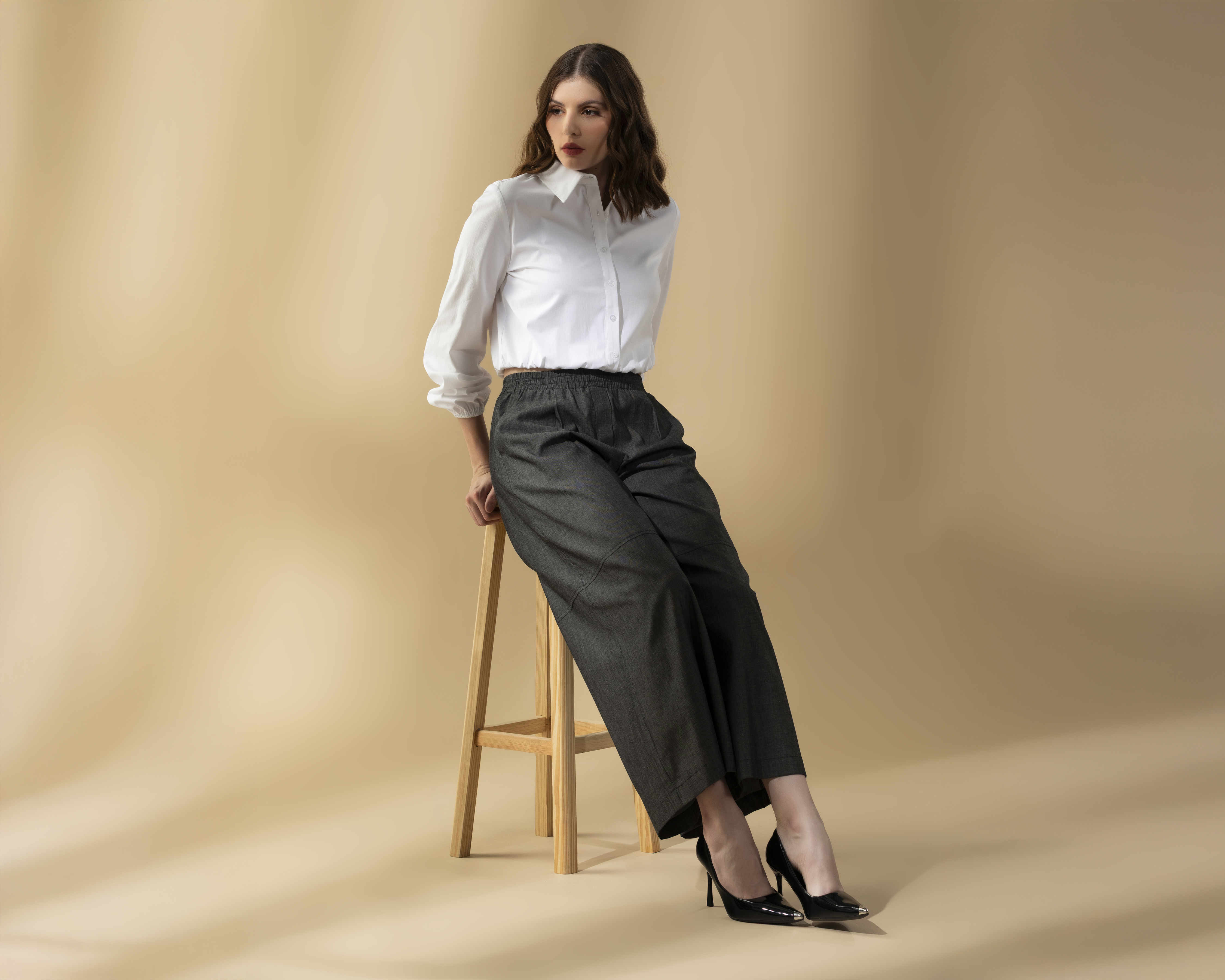 Foto 1 | Foto 1 | Pantón Culotte Capri Denim Sahara By Antonio Gutierrez para Mujer