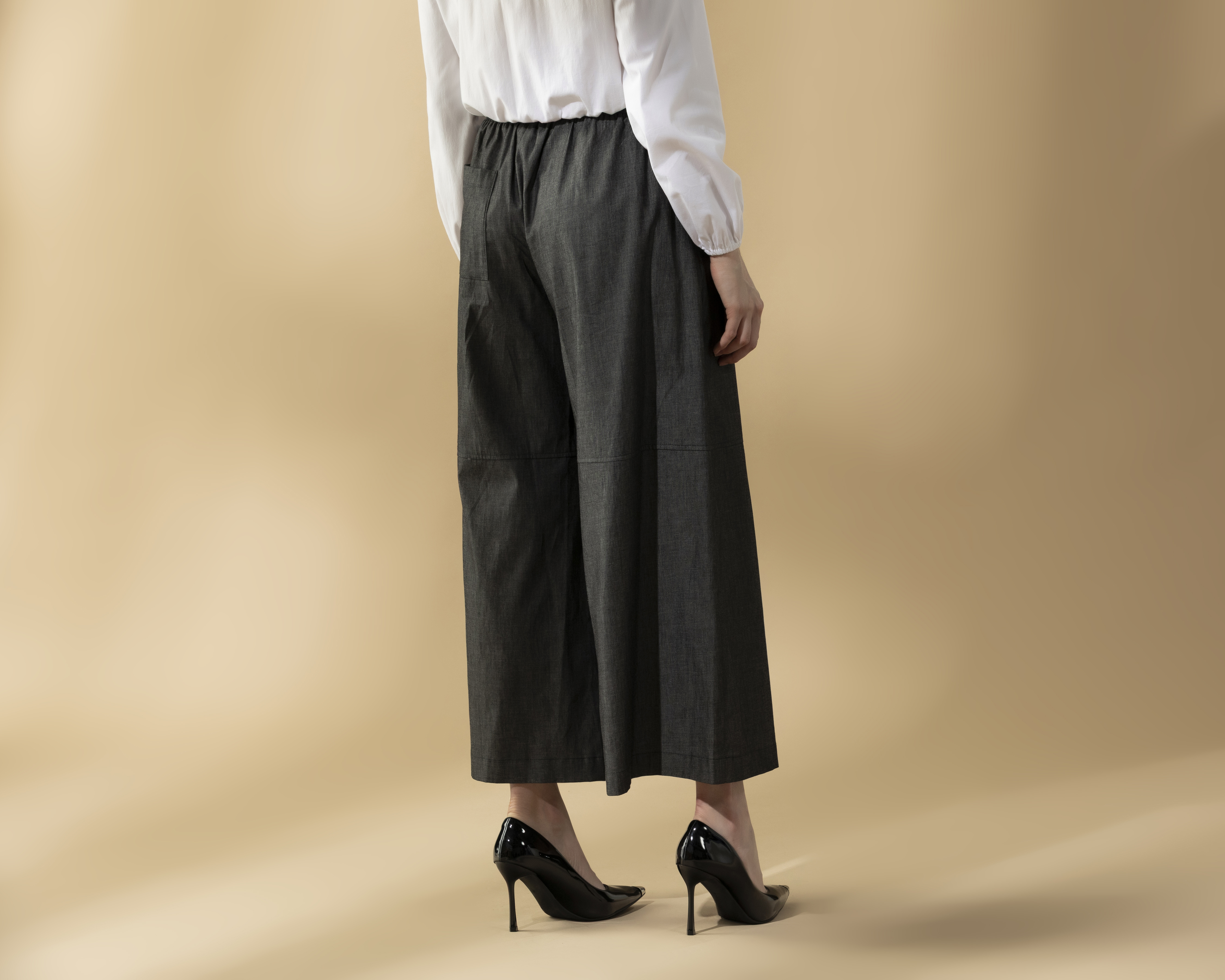 Foto 3 | Foto 3 | Pantón Culotte Capri Denim Sahara By Antonio Gutierrez para Mujer