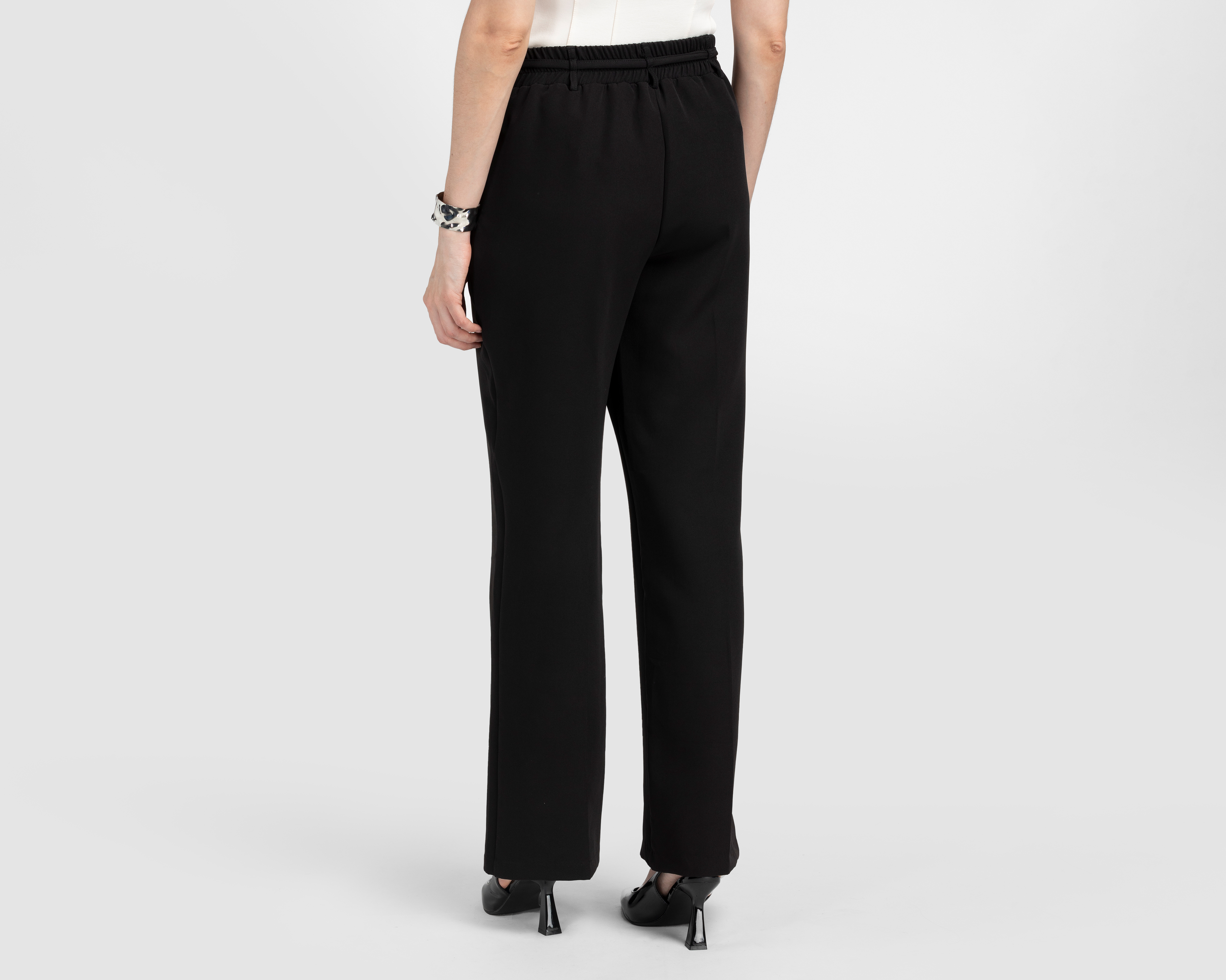 Foto 4 pulgar | Foto 3 | Pantalón de Vestir Sahara Negro para Mujer