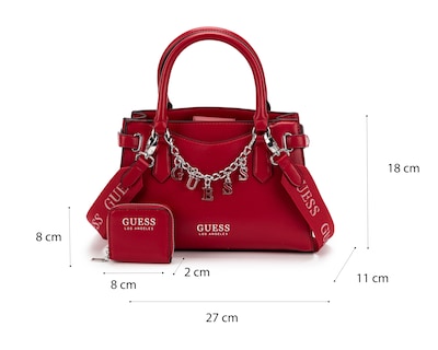 Foto 6 | Foto 6 | Bolsa de Mano Guess Amarantha con Monedero