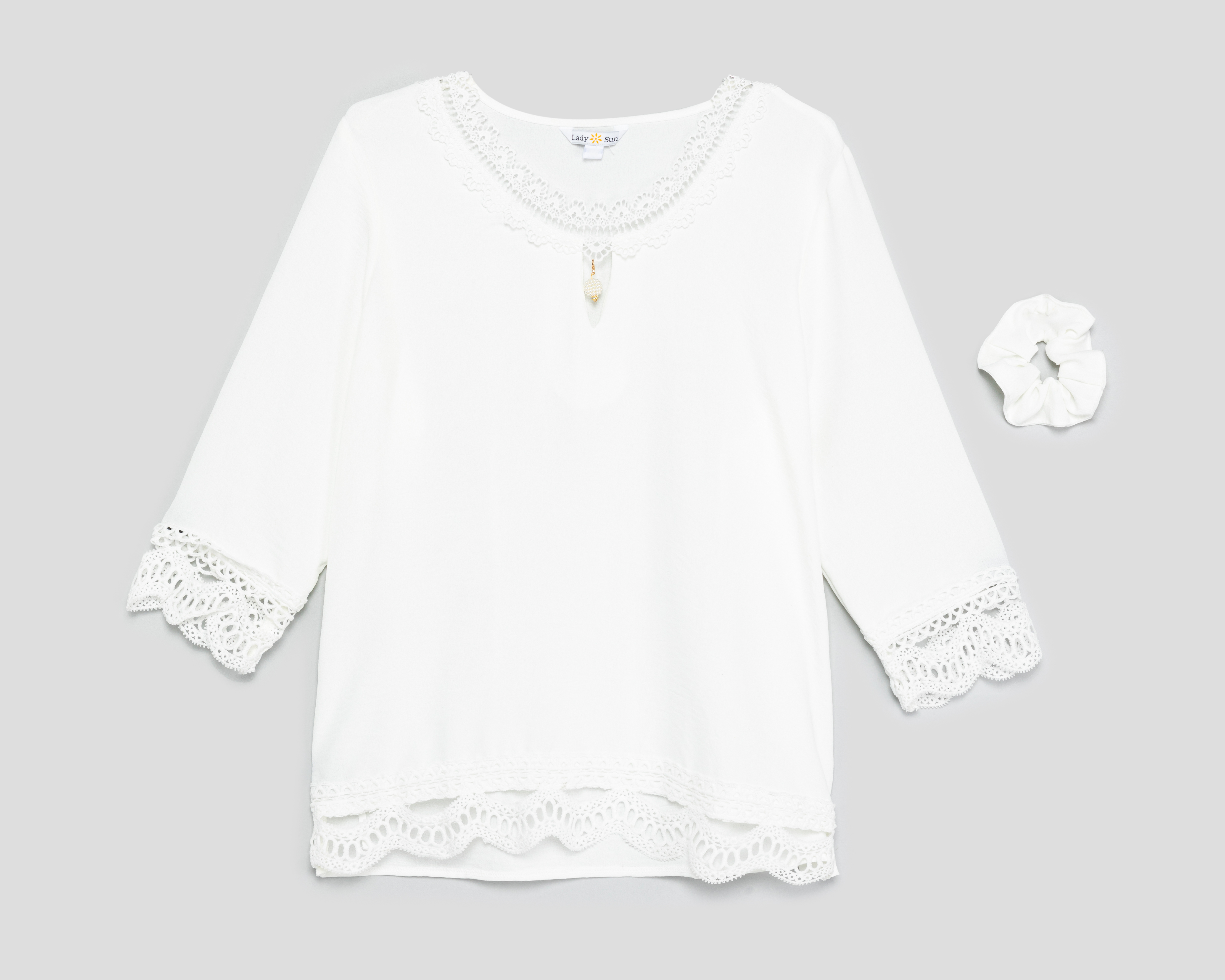 Foto 1 | Foto 1 | Blusa Blanca Lady Sun para Mujer