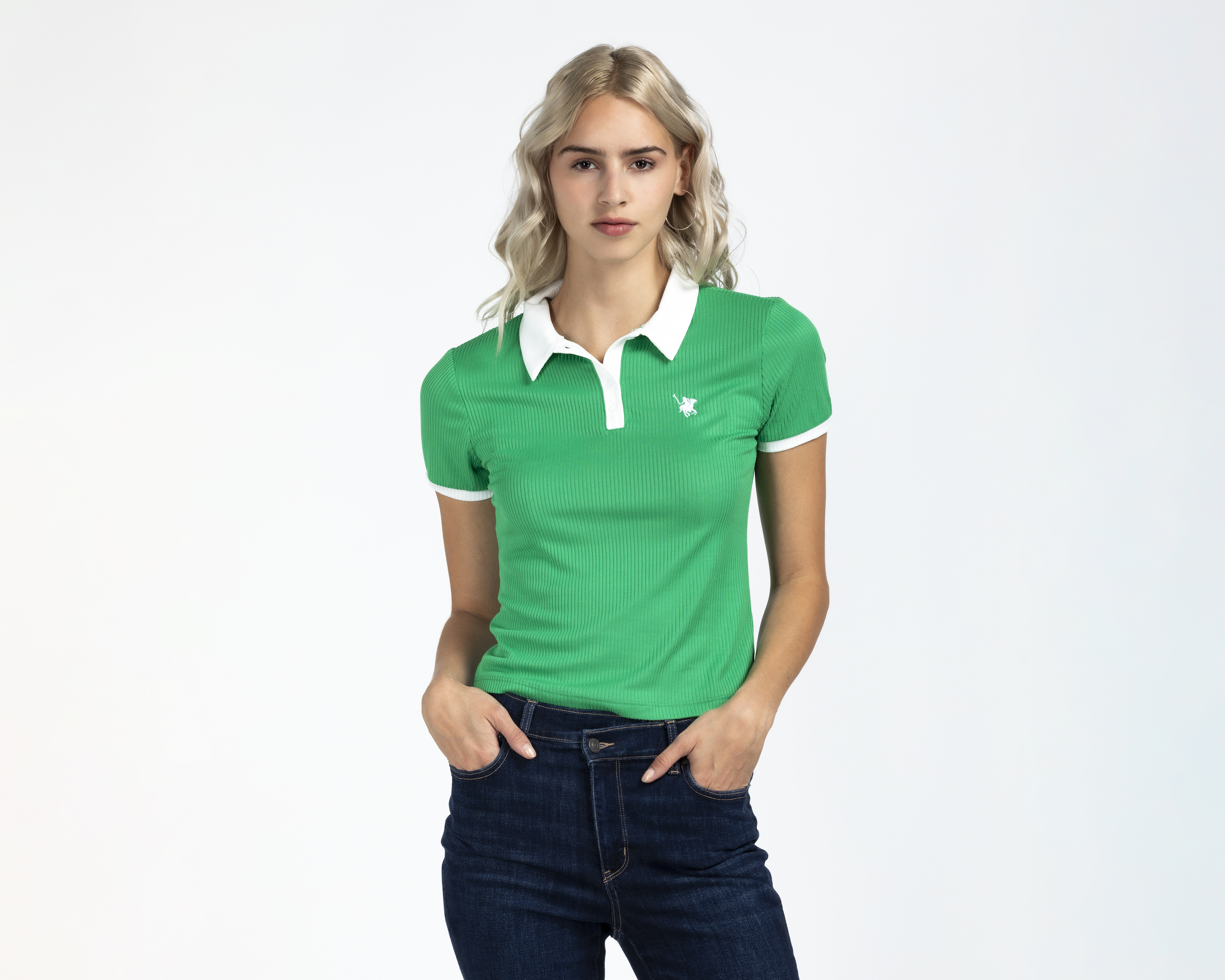 Foto 1 | Foto 1 | Playera Polo York Team Polo Club Manga Corta Verde Juvenil
