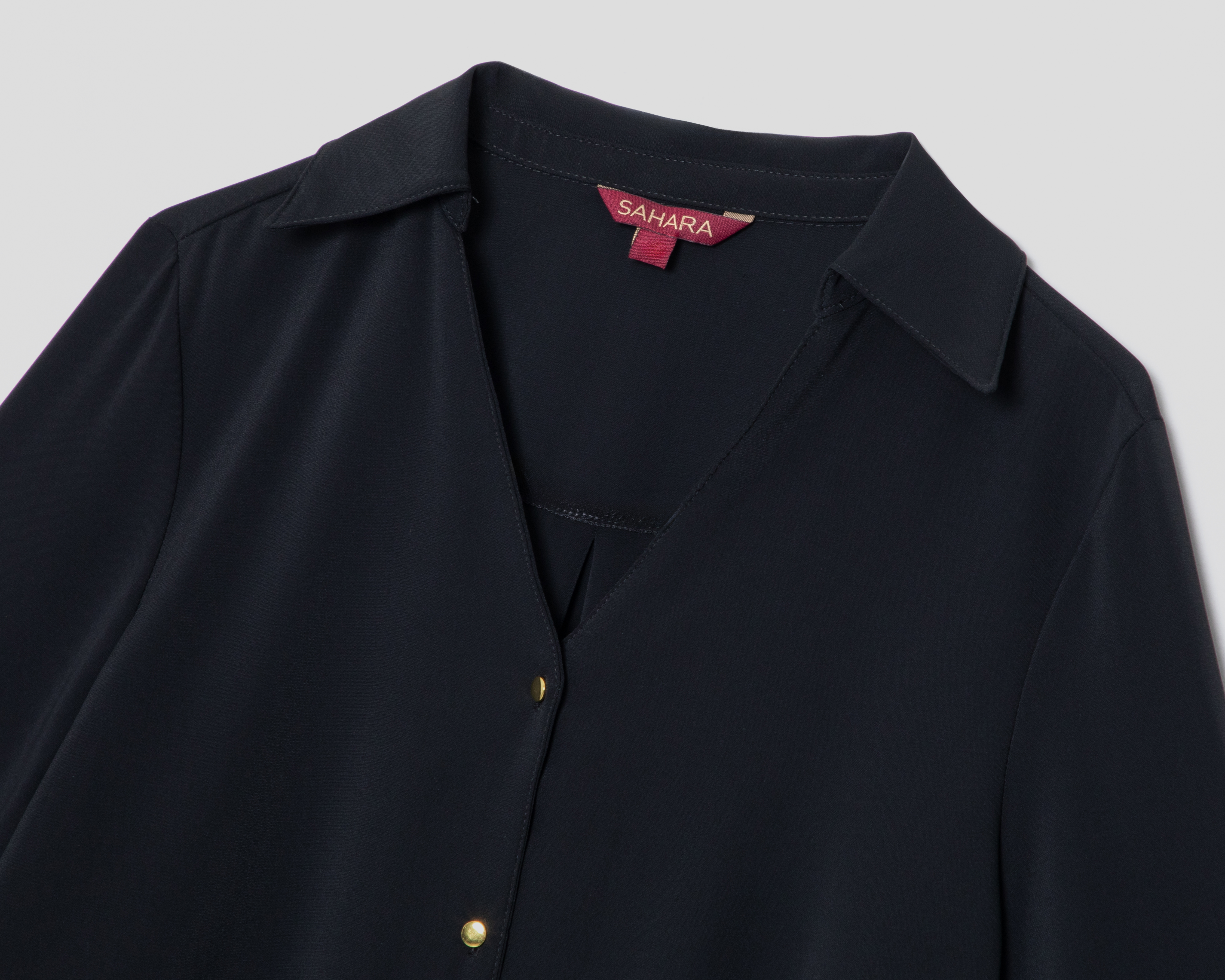 Foto 4 pulgar | Foto 3 | Blusa Manga Larga Sahara para Mujer