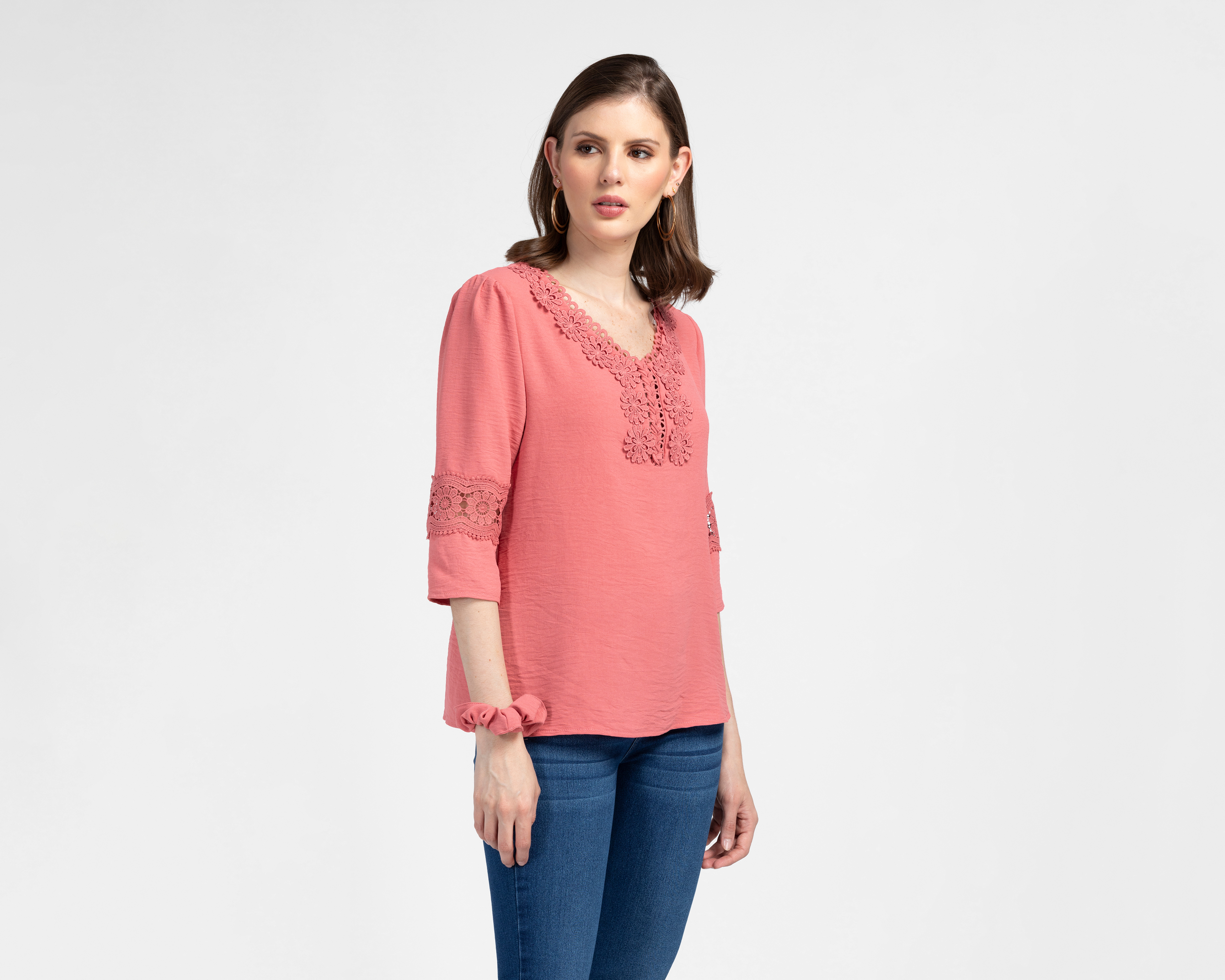 Foto 2 pulgar | Foto 1 | Blusa Rosa Lady Sun para Mujer