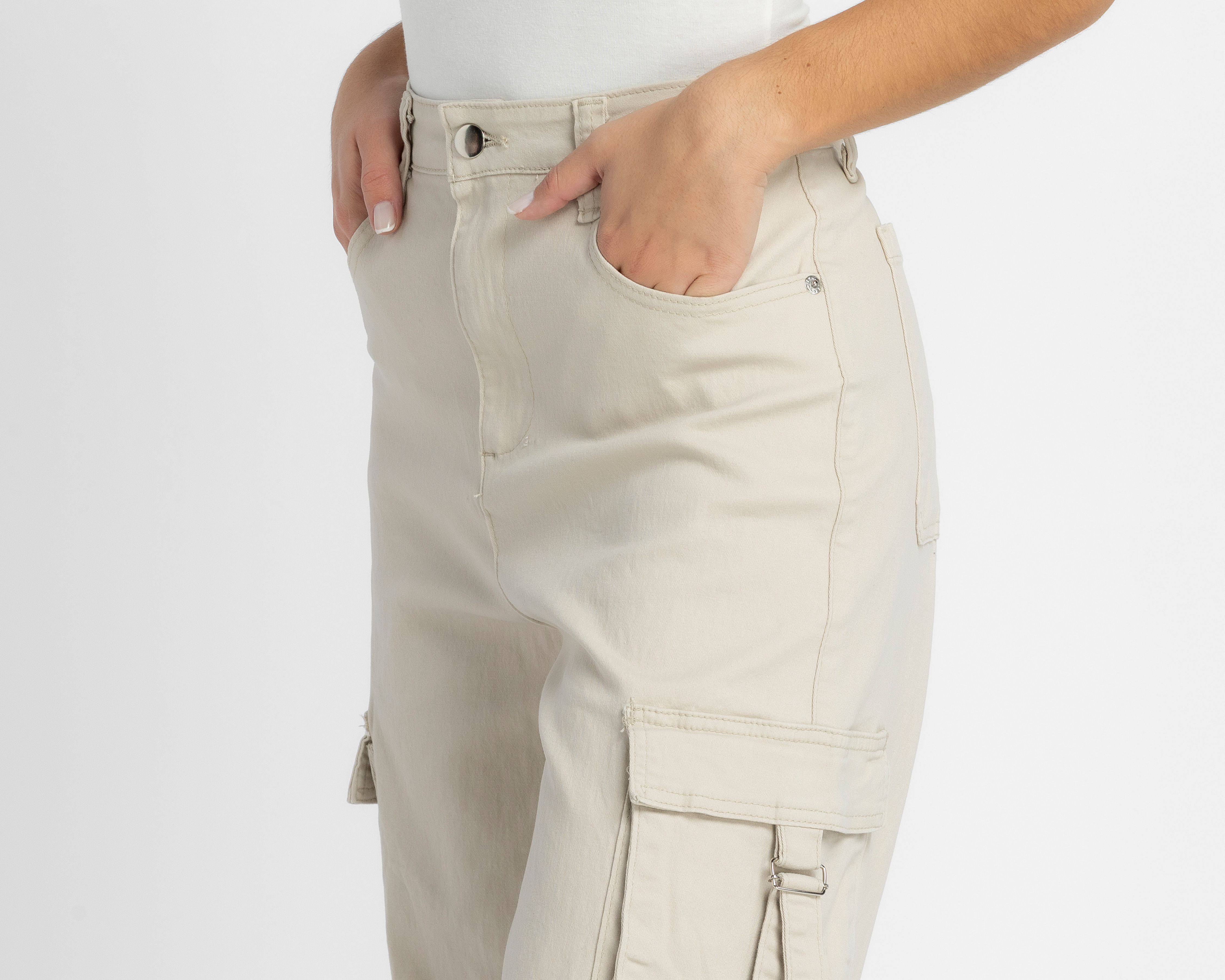 Foto 4 | Foto 4 | Pantalón Cargo Refill con Bolsillos para Mujer
